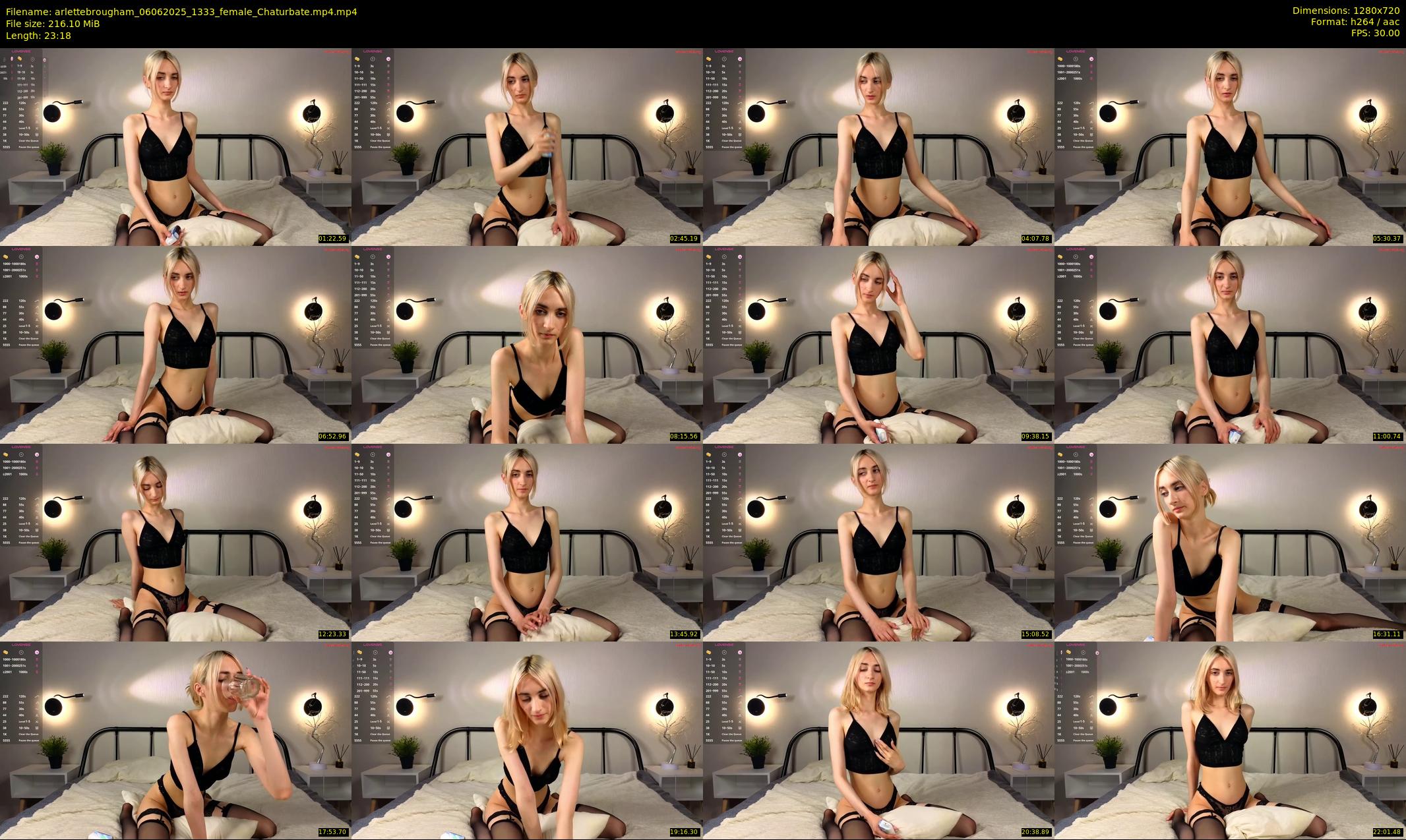 arlettebrougham — 24 minute Chaturbate female cam show recording, 720p, Jun 6, 2025