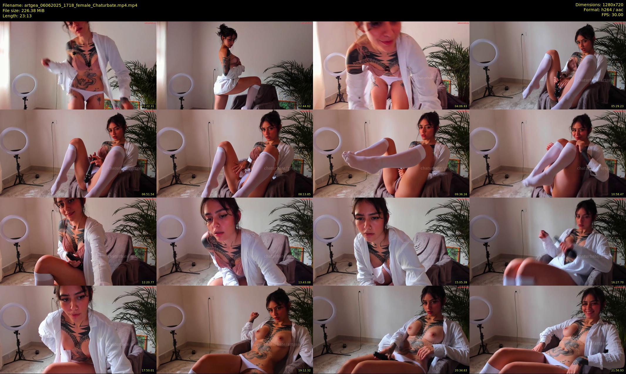artgea — 24 minute Chaturbate female cam show recording, 720p, Jun 6, 2025