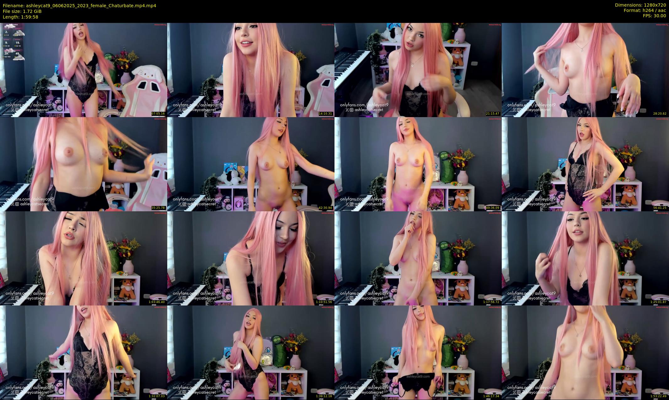 ashleycat9 — 120 minute Chaturbate female cam show recording, 720p, Jun 6, 2025