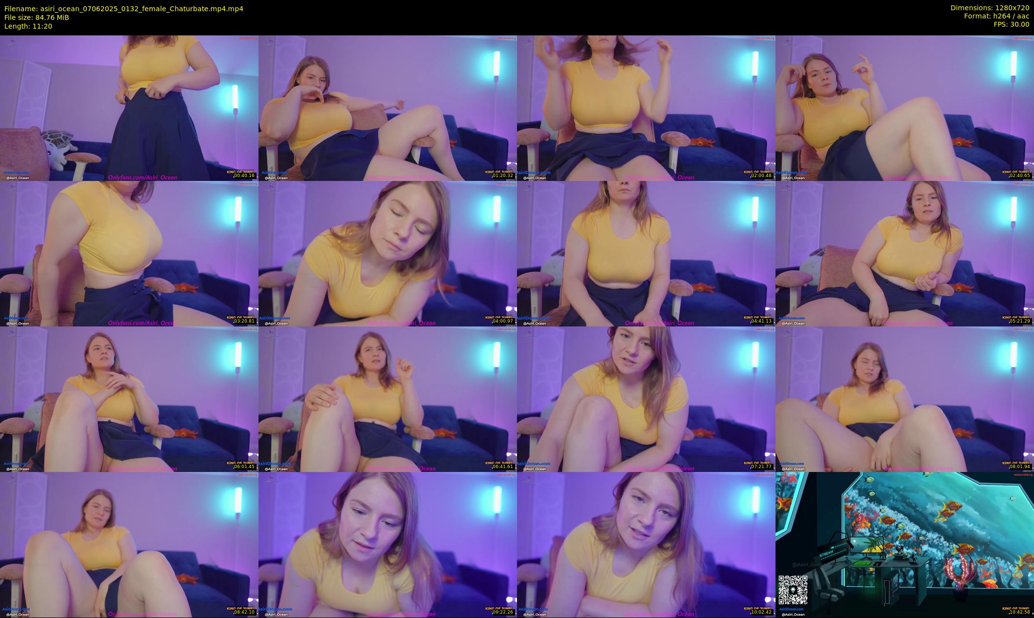 asiri_ocean — 12 minute Chaturbate female cam show recording, 720p, Jun 7, 2025