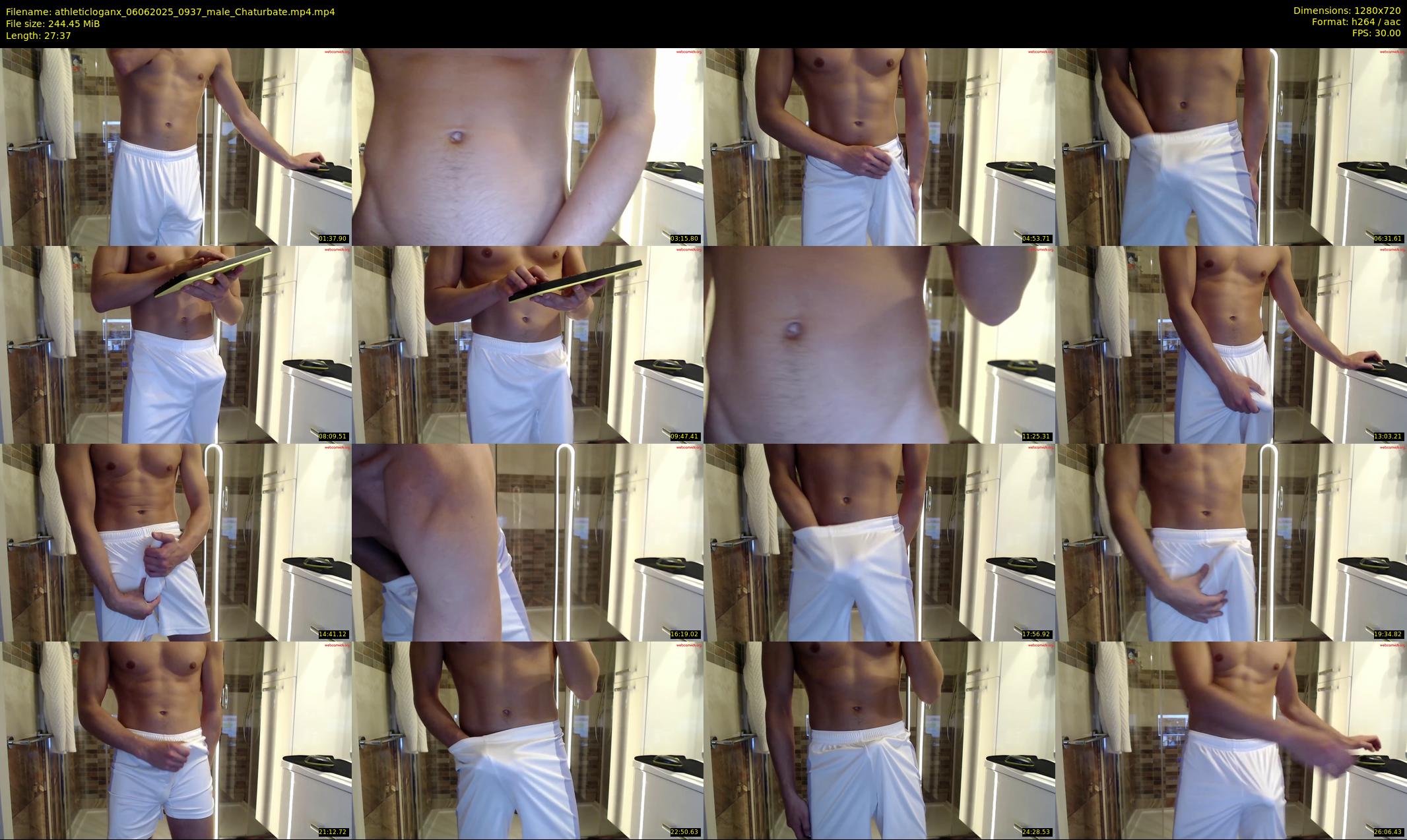 athleticloganx — 28 minute Chaturbate male cam show recording, 720p, Jun 6, 2025