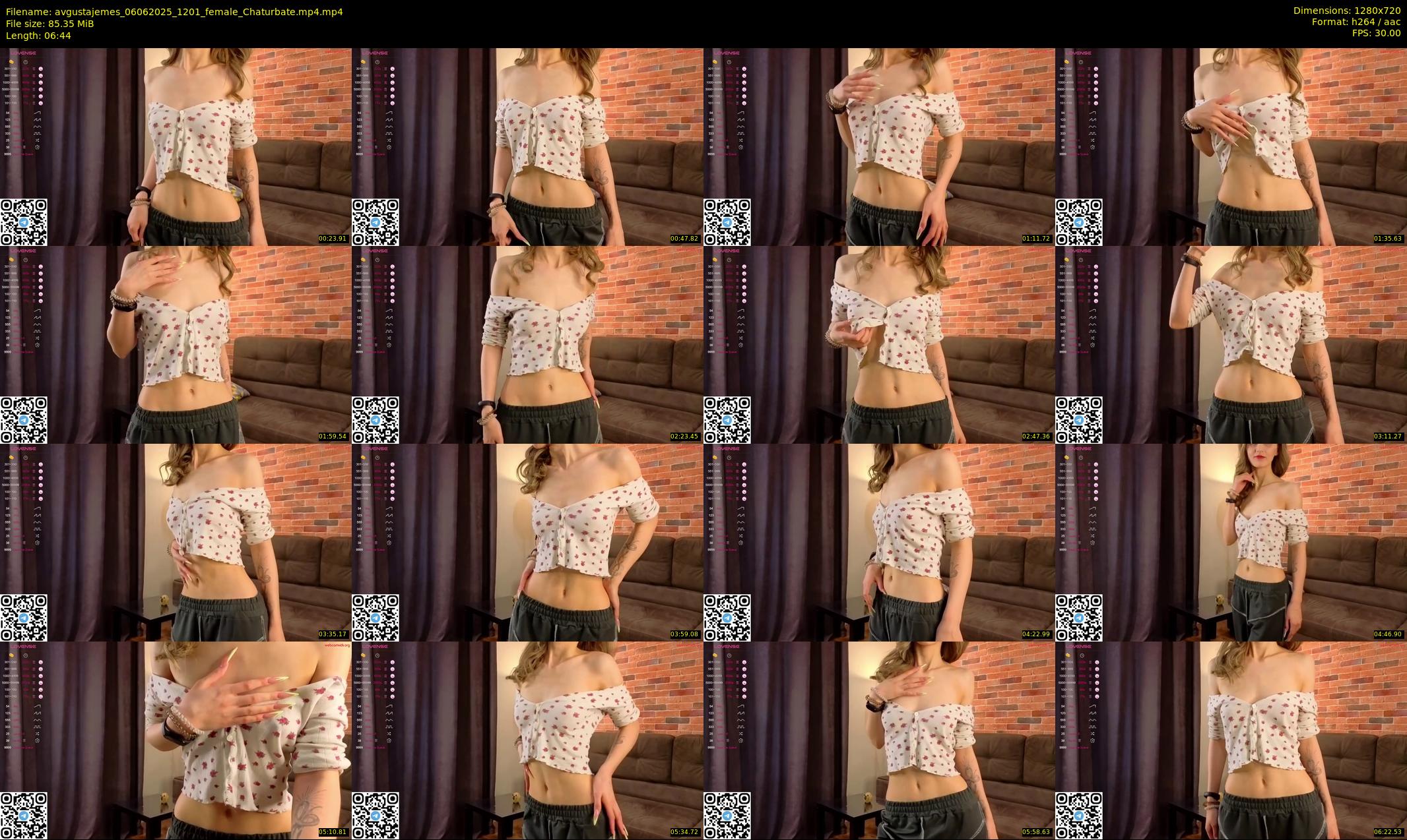 avgustajemes — 7 minute Chaturbate female cam show recording, 720p, Jun 6, 2025