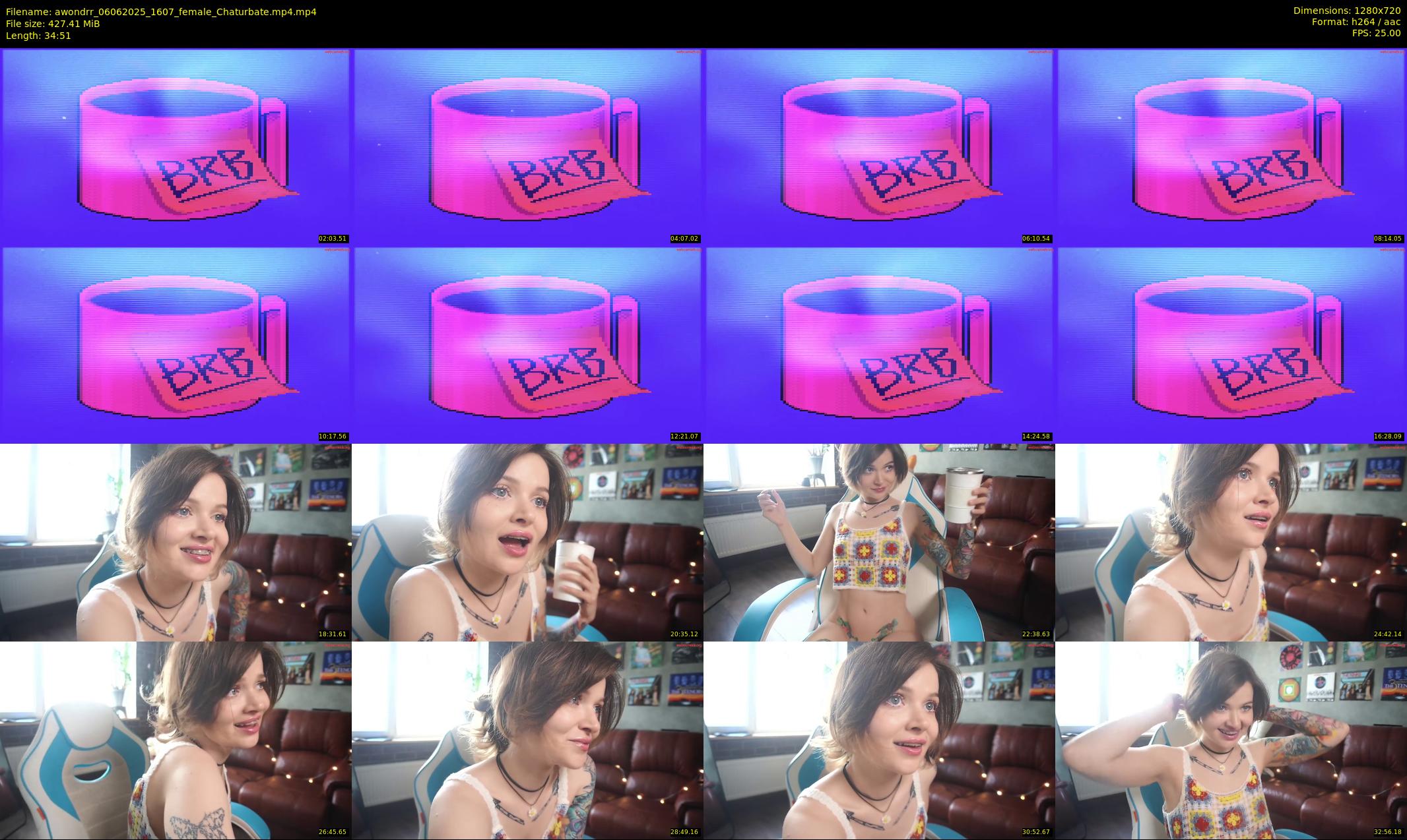 awondrr — 35 minute Chaturbate female cam show recording, 720p, Jun 6, 2025