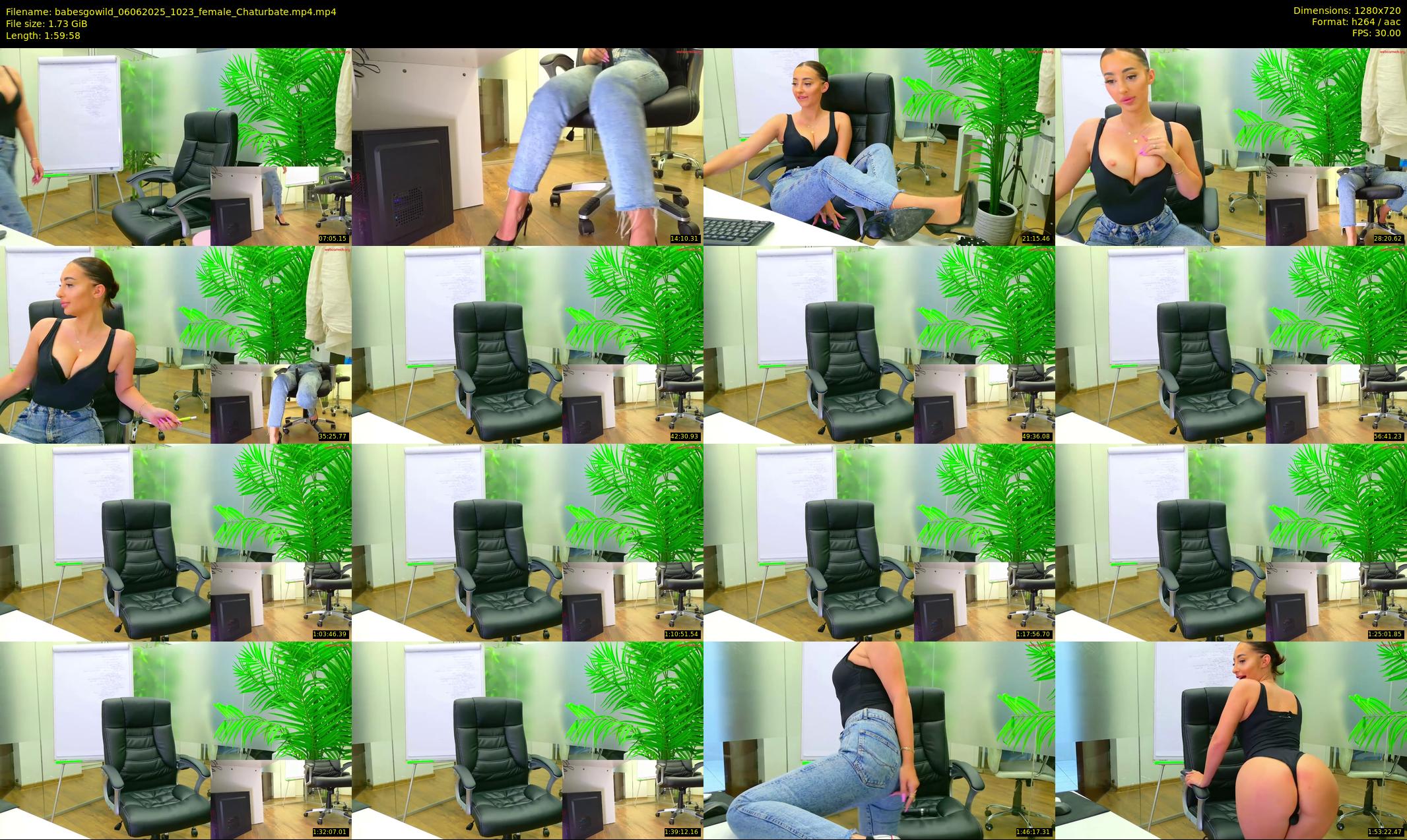 babesgowild — 120 minute Chaturbate couple cam show recording, 720p, Jun 6, 2025