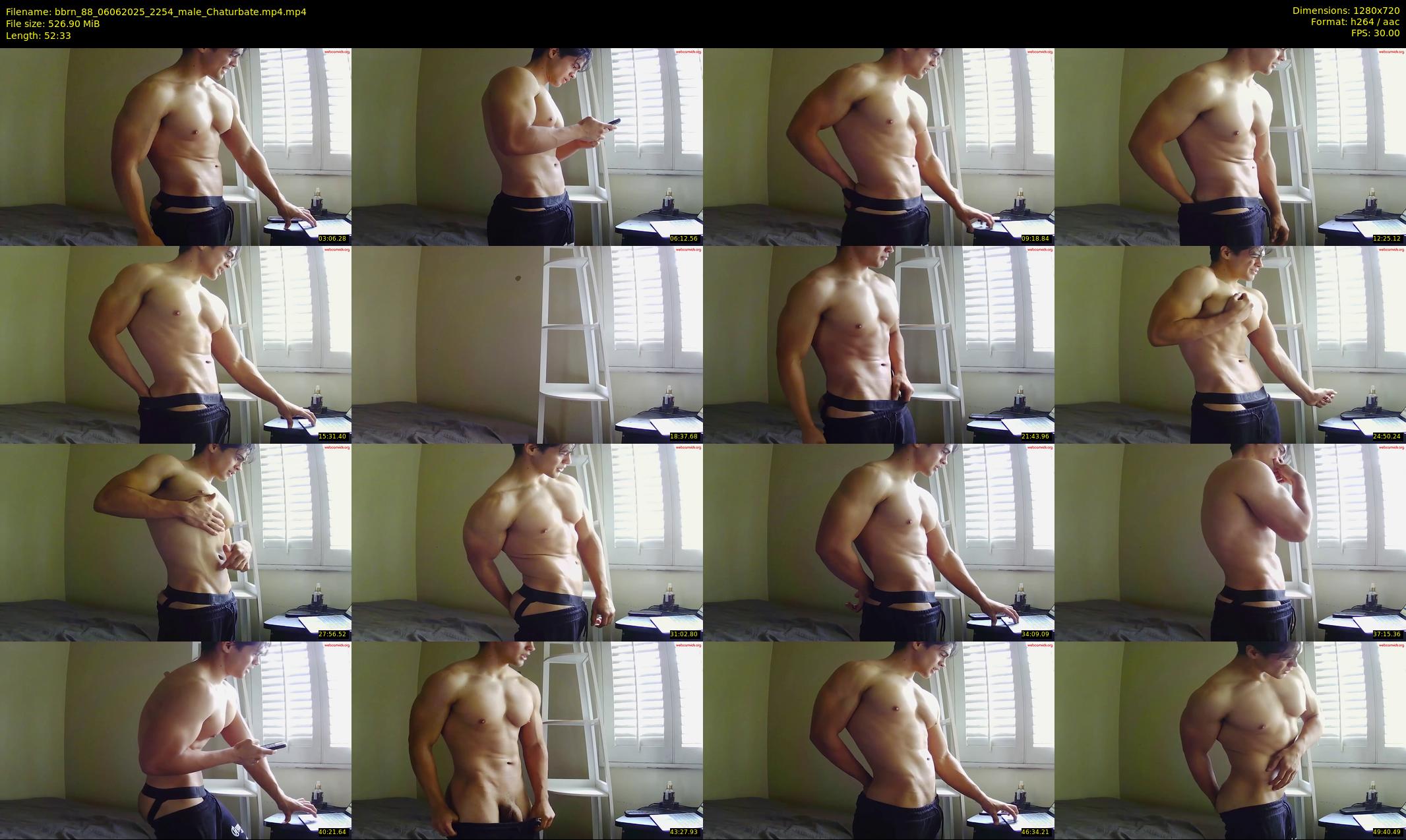 bbrn_88 — 53 minute Chaturbate male cam show recording, 720p, Jun 6, 2025