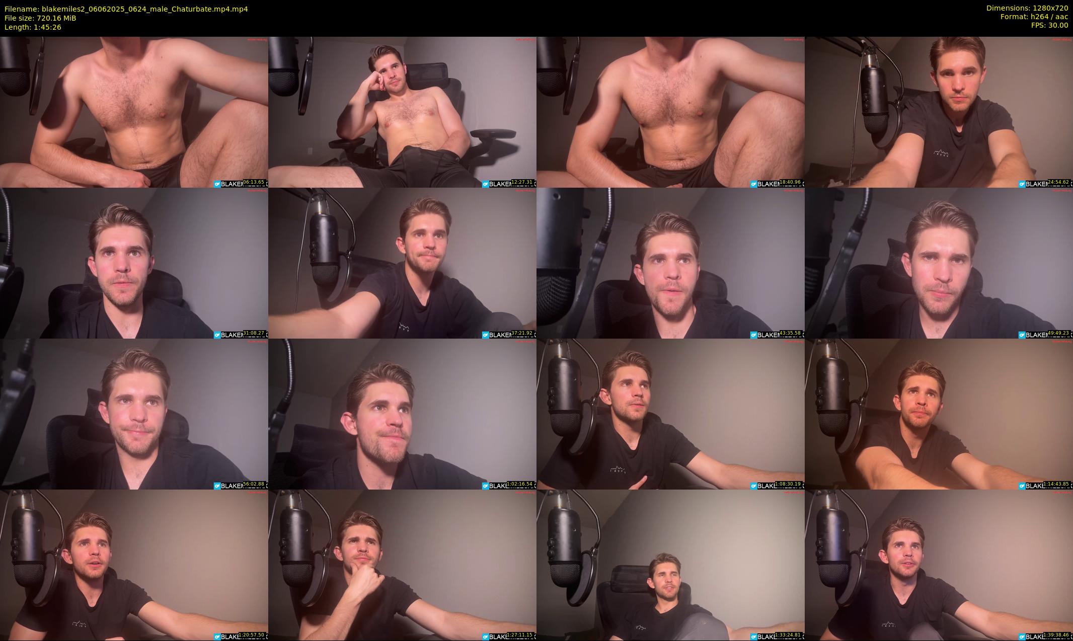 blakemiles2 — 106 minute Chaturbate male cam show recording, 720p, Jun 6, 2025