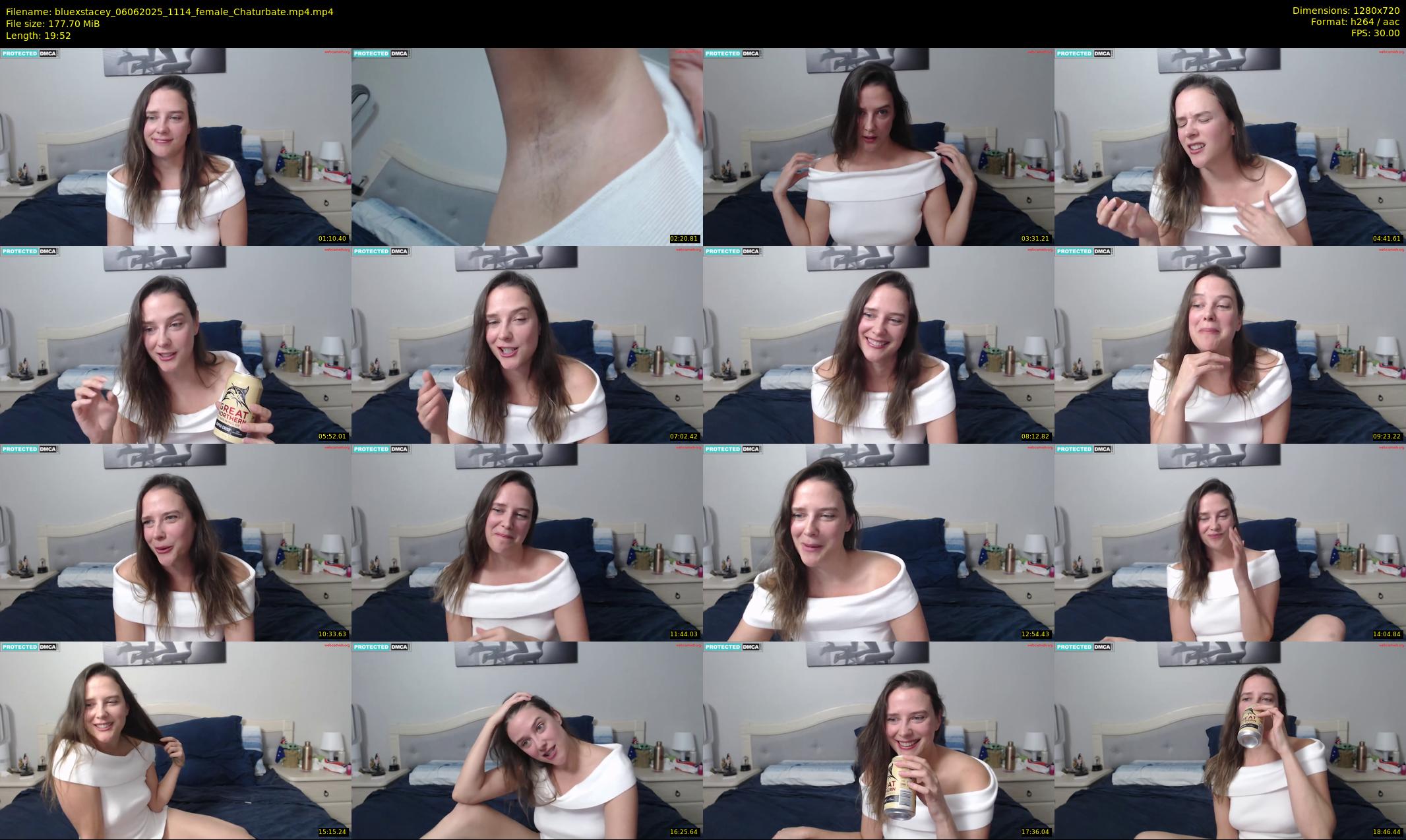 bluexstacey — 20 minute Chaturbate female cam show recording, 720p, Jun 6, 2025