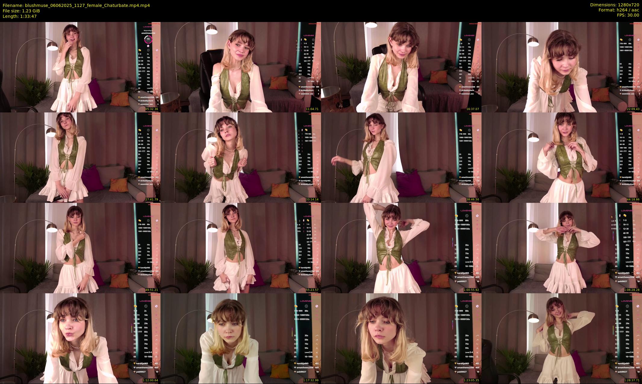 blushmuse — 94 minute Chaturbate female cam show recording, 720p, Jun 6, 2025