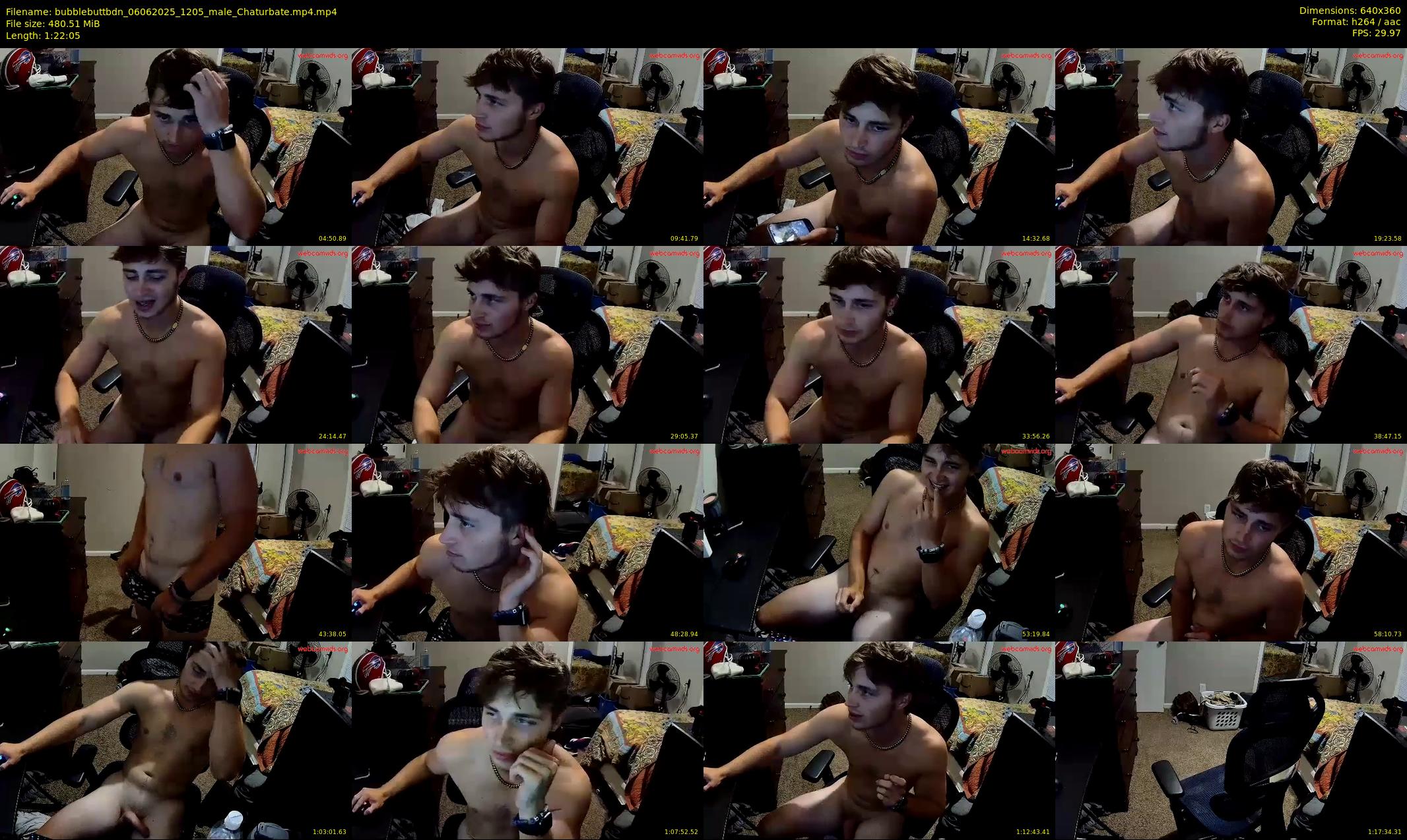 bubblebuttbdn — 83 minute Chaturbate male cam show recording, 360p, Jun 6, 2025