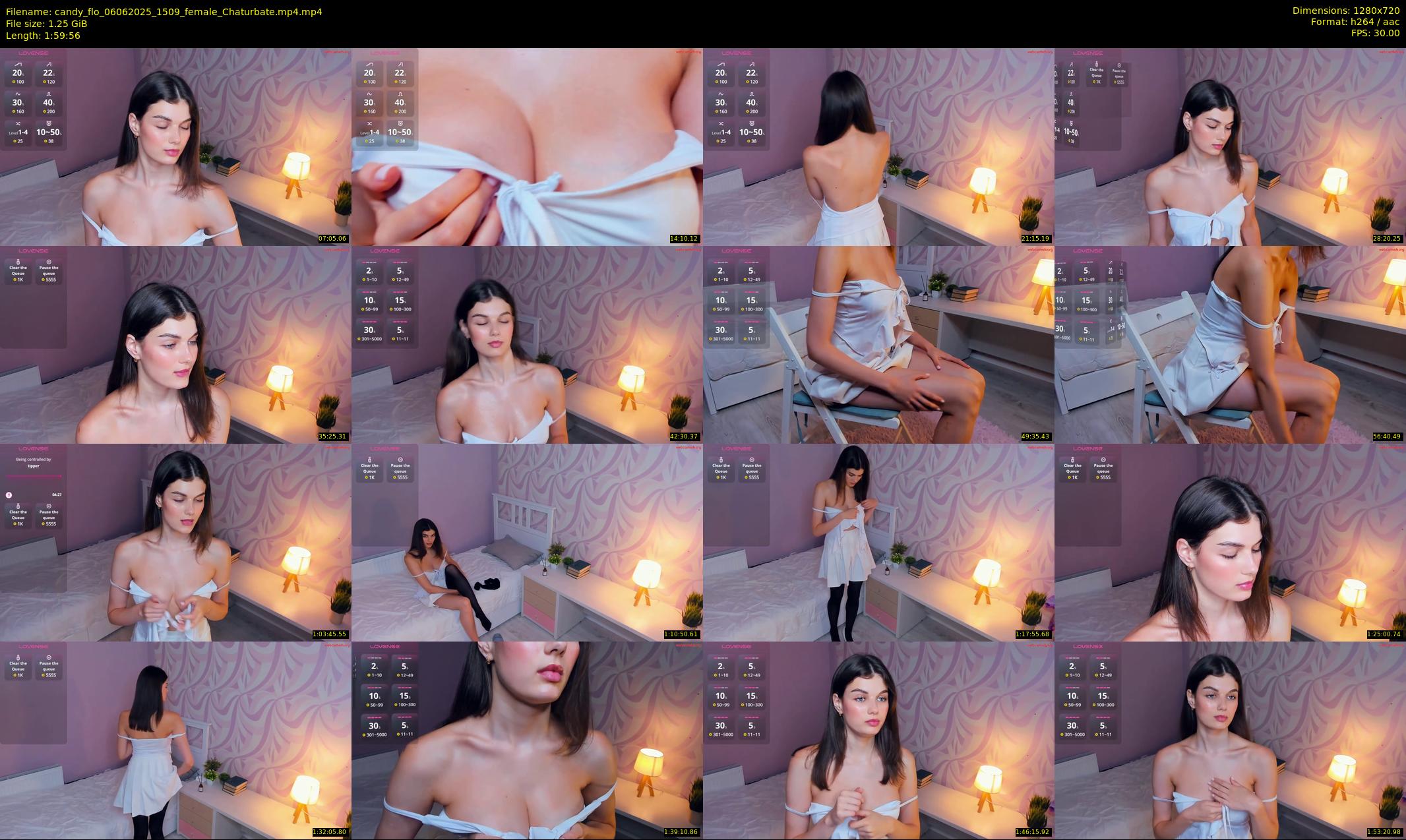 candy_flo — 120 minute Chaturbate female cam show recording, 720p, Jun 6, 2025