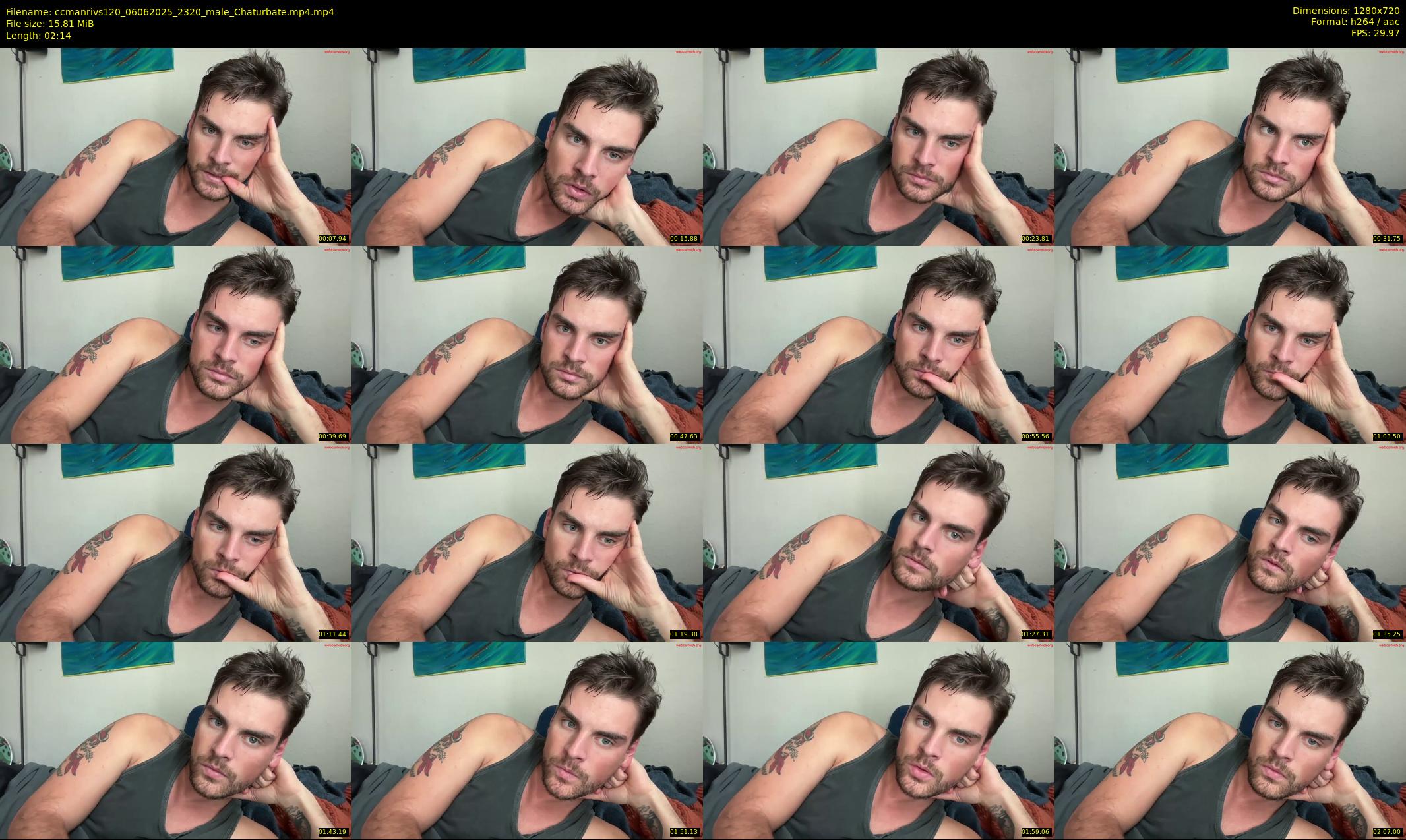 ccmanrivs120 — 3 minute Chaturbate male cam show recording, 720p, Jun 6, 2025
