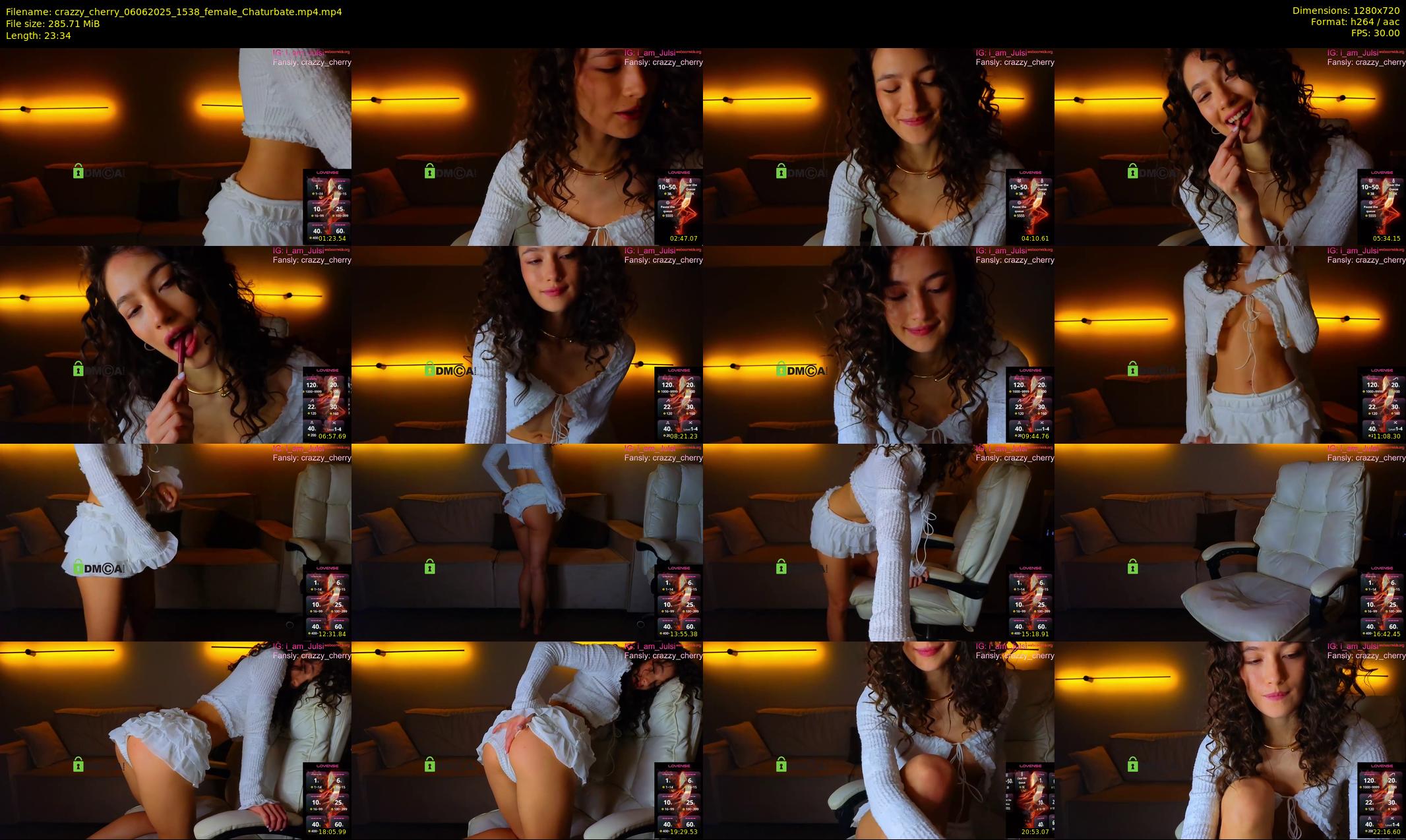 crazzy_cherry — 24 minute Chaturbate female cam show recording, 720p, Jun 6, 2025