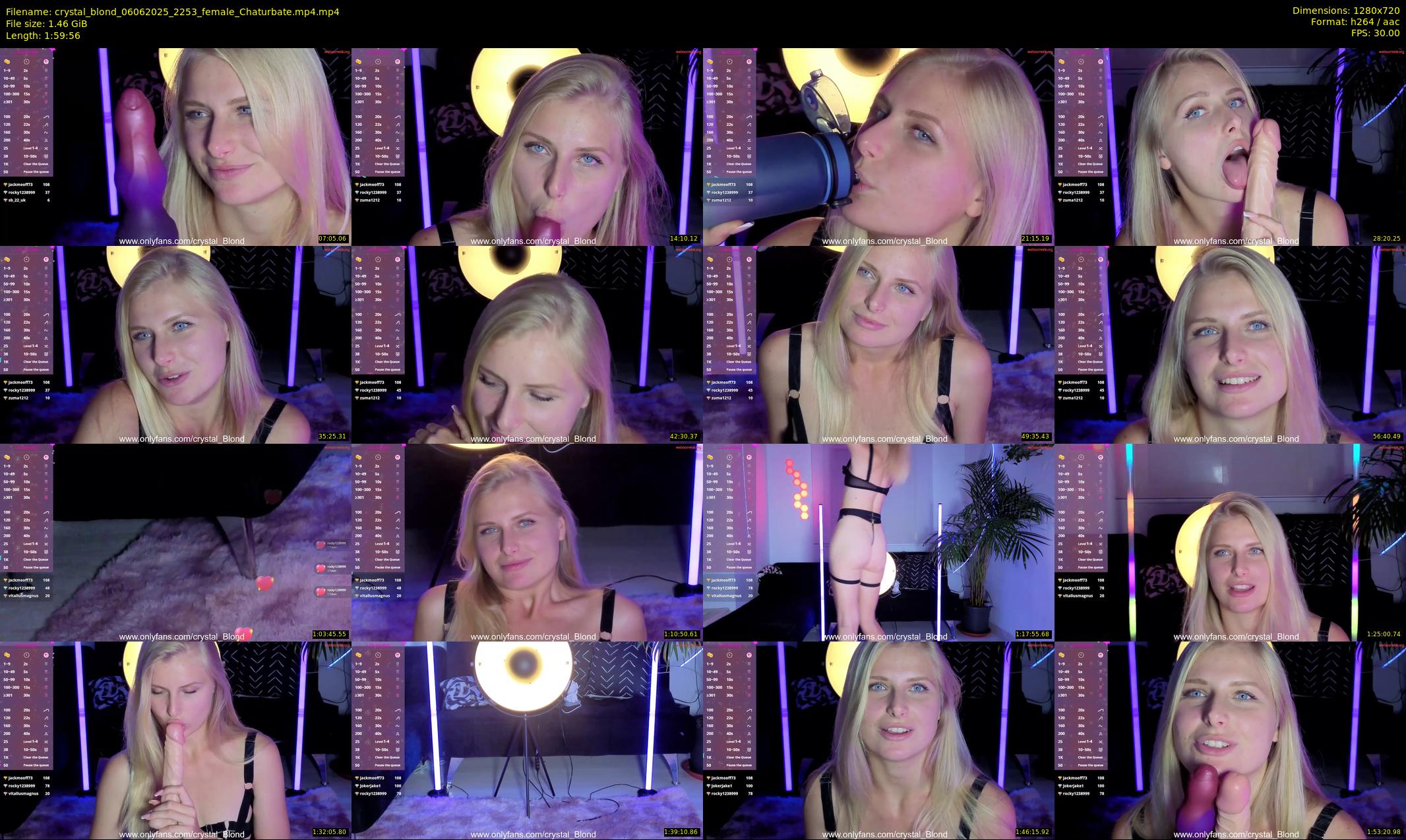 crystal_blond — 120 minute Chaturbate female cam show recording, 720p, Jun 6, 2025