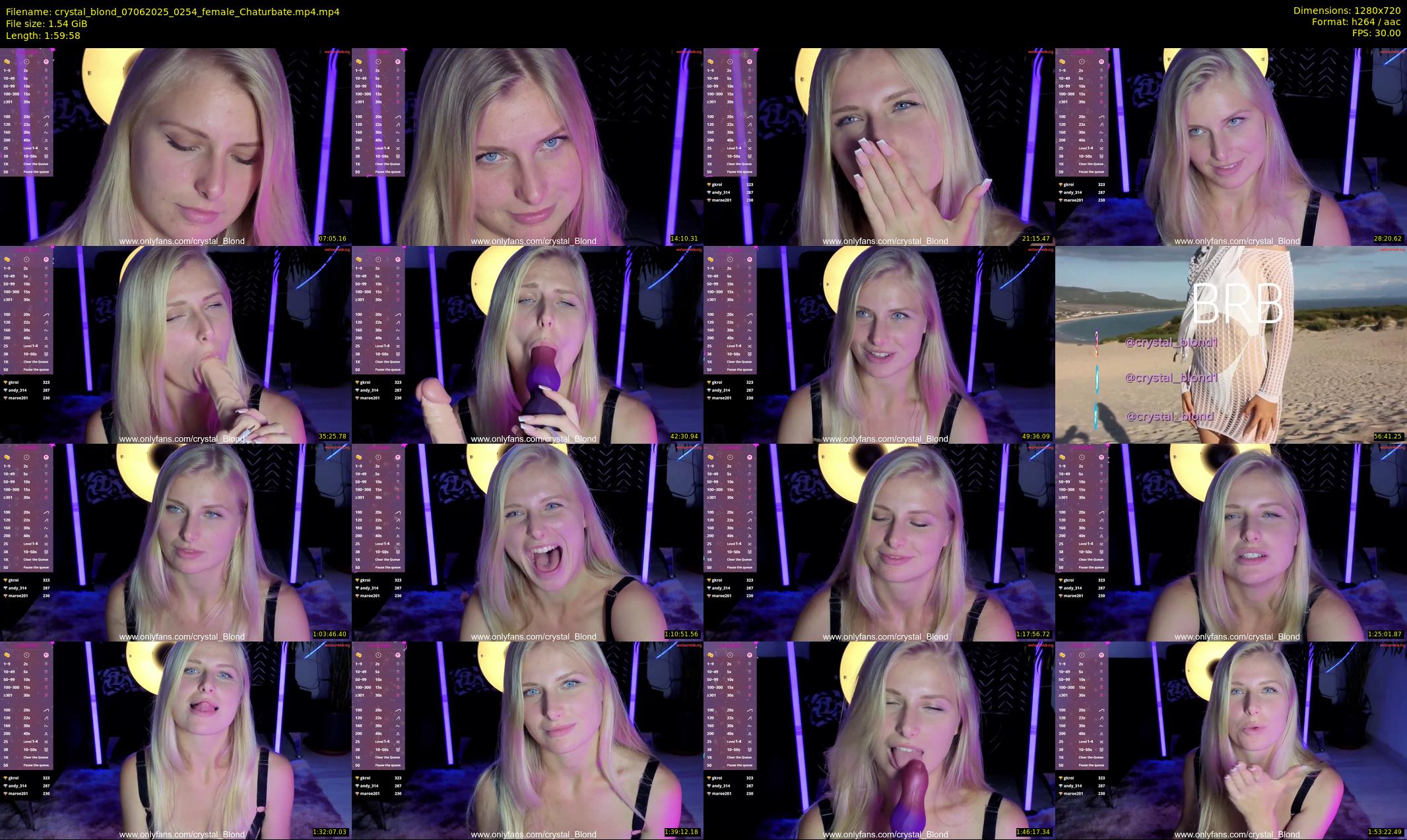 crystal_blond — 120 minute Chaturbate female cam show recording, 720p, Jun 7, 2025