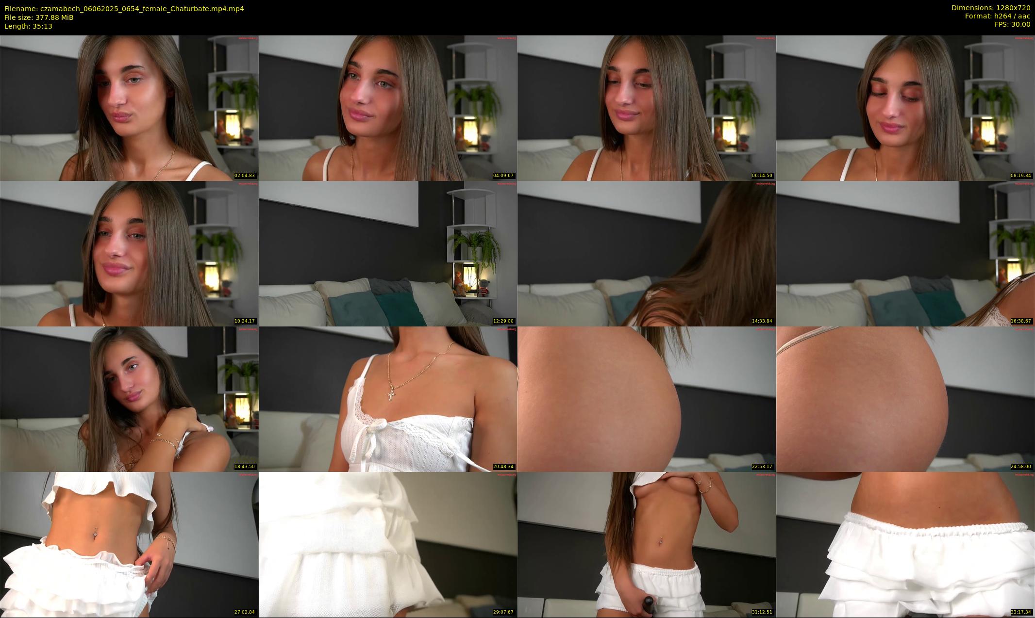 czamabech — 36 minute Chaturbate female cam show recording, 720p, Jun 6, 2025