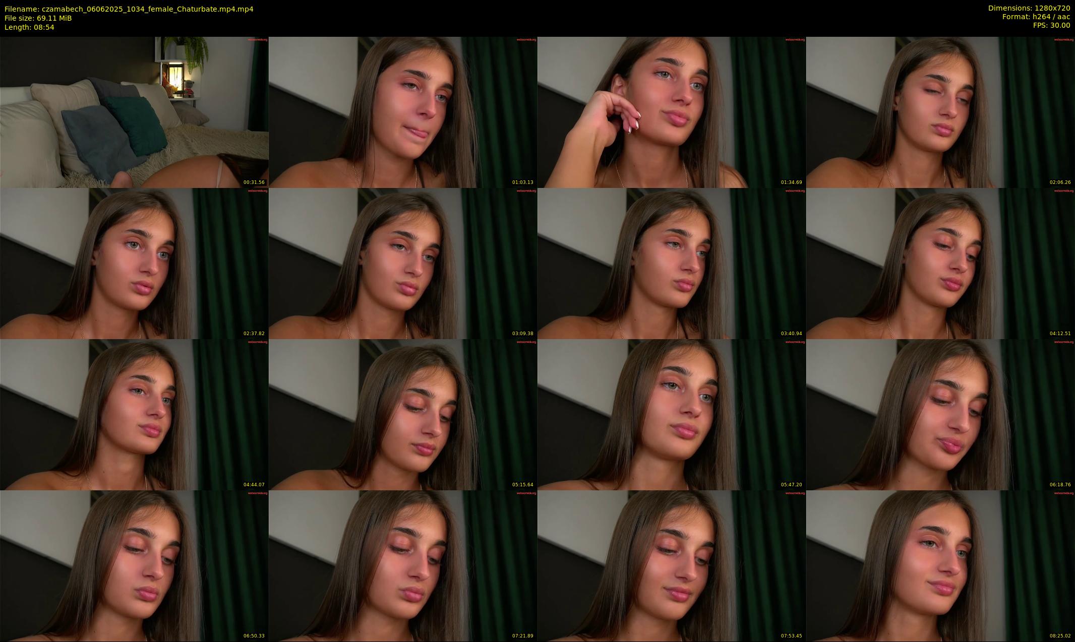 czamabech — 9 minute Chaturbate female cam show recording, 720p, Jun 6, 2025
