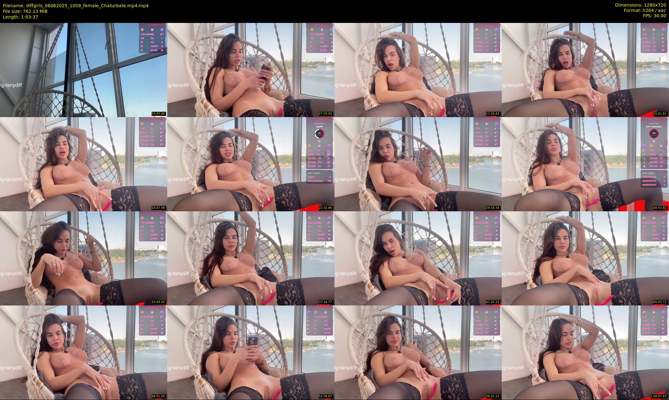 diffgirls — 64 minute Chaturbate female cam show recording, 720p, Jun 6, 2025