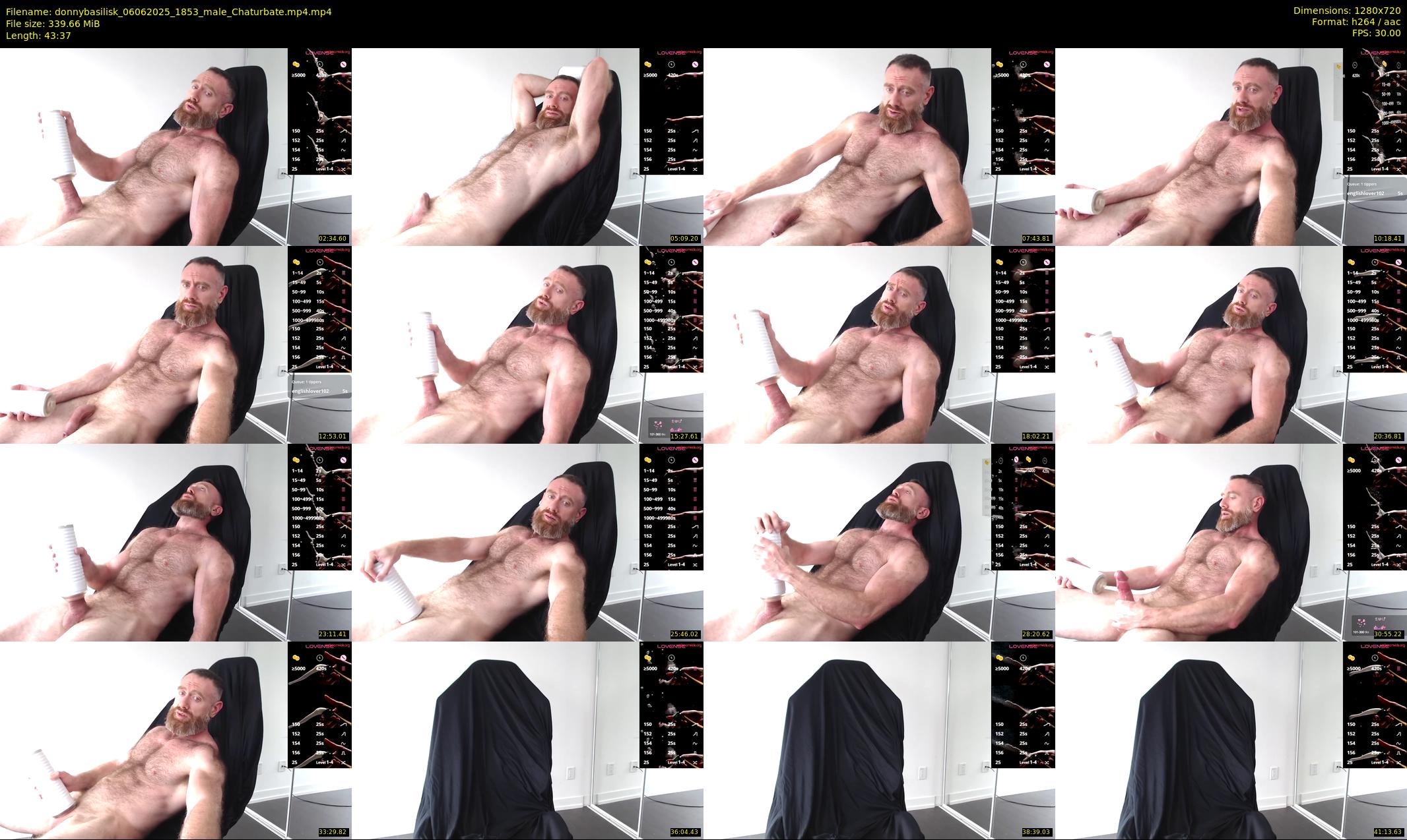 donnybasilisk — 44 minute Chaturbate male cam show recording, 720p, Jun 6, 2025