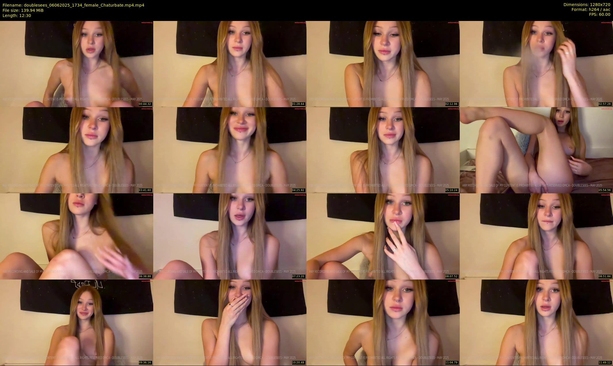 doublesees — 13 minute Chaturbate couple cam show recording, 720p, Jun 6, 2025