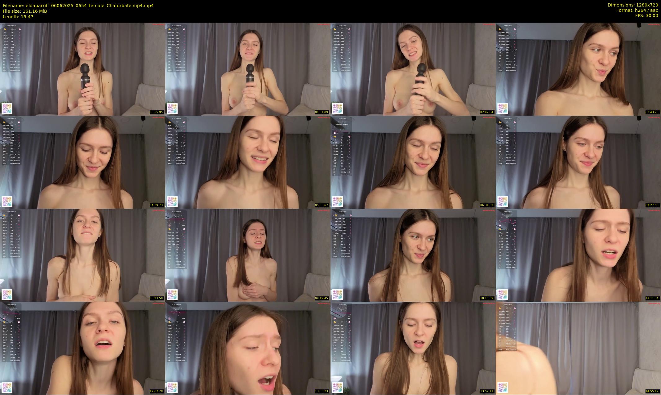 eldabarritt — 16 minute Chaturbate female cam show recording, 720p, Jun 6, 2025