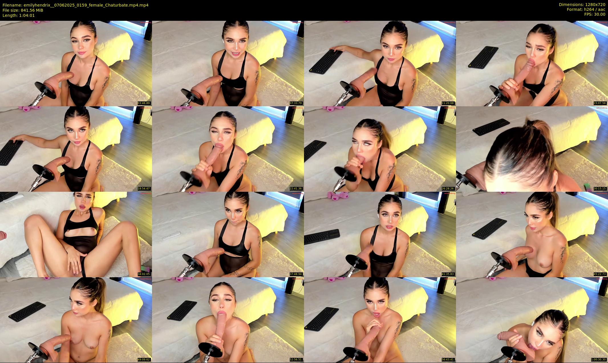emilyhendrix_ — 65 minute Chaturbate couple cam show recording, 720p, Jun 7, 2025