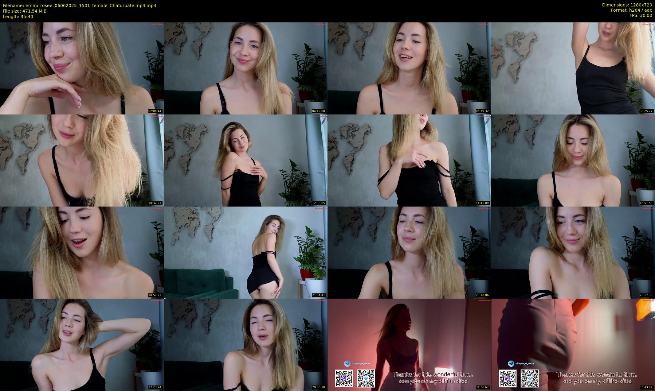 emmi_rosee — 36 minute Chaturbate female cam show recording, 720p, Jun 6, 2025