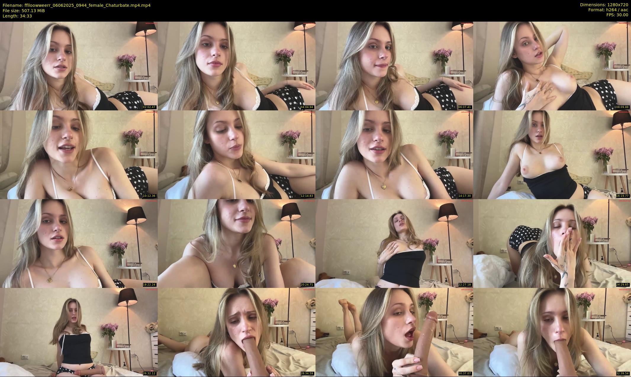 fflloowweerr — 35 minute Chaturbate couple cam show recording, 720p, Jun 6, 2025