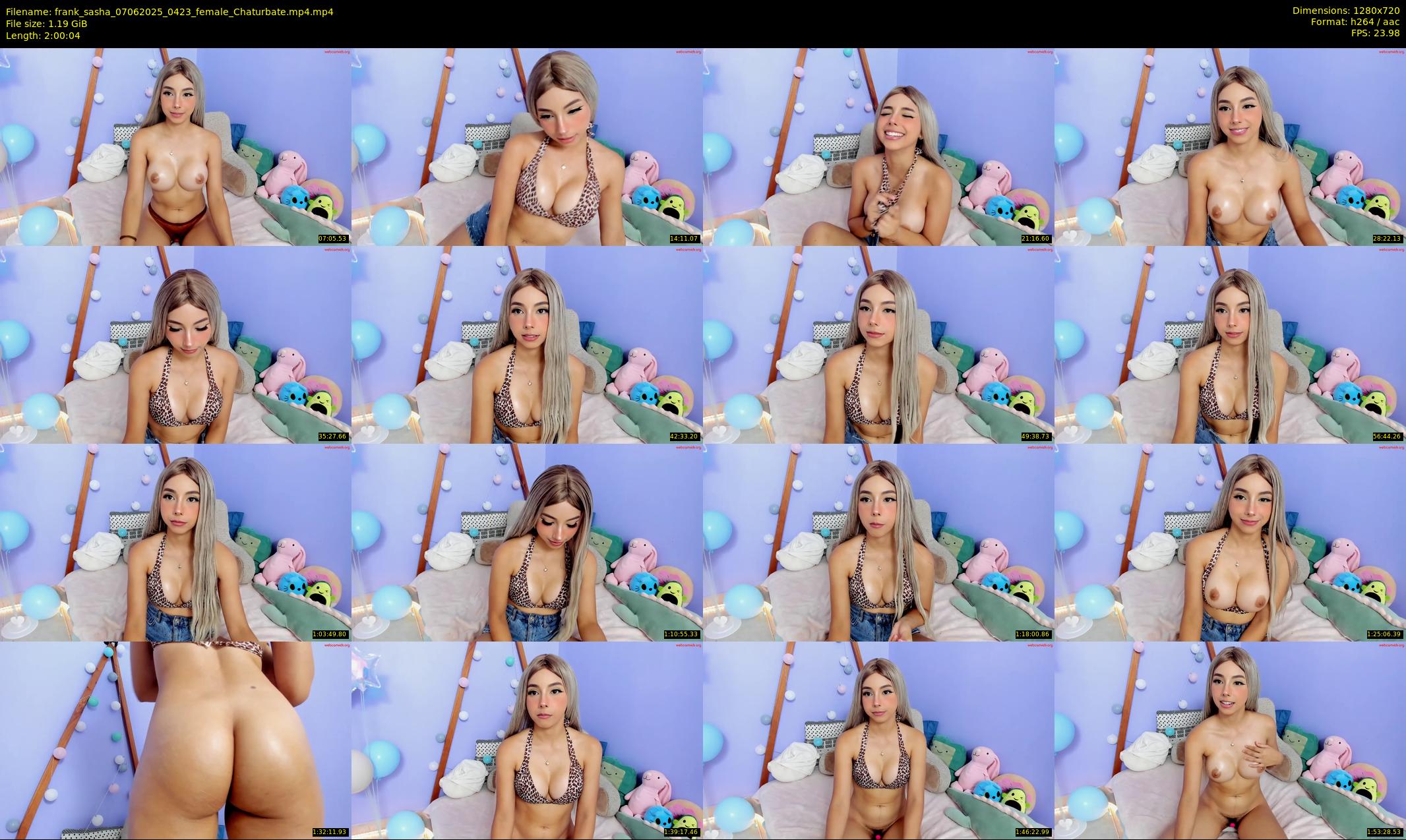 frank_sasha — 121 minute Chaturbate couple cam show recording, 720p, Jun 7, 2025