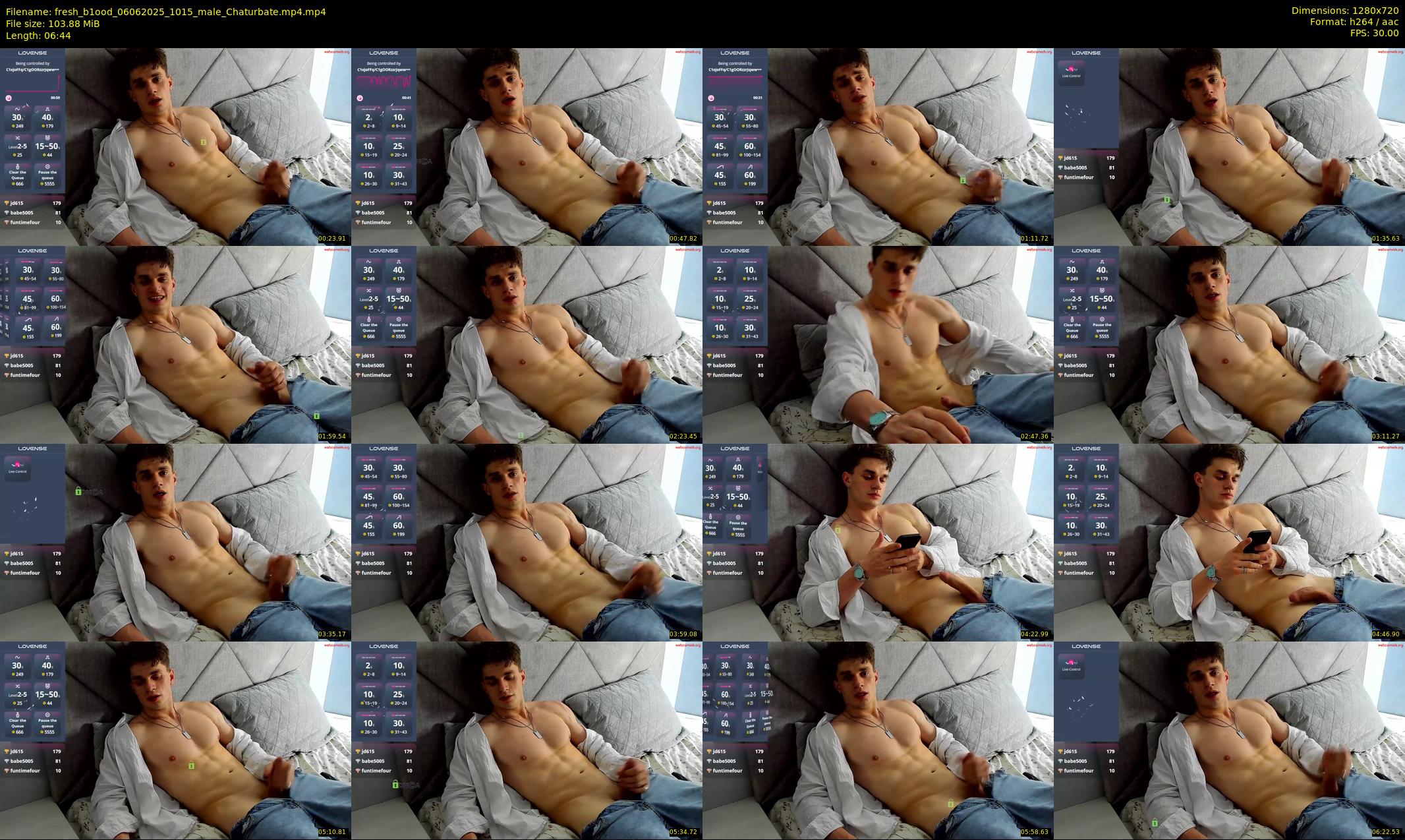 fresh_b1ood — 7 minute Chaturbate male cam show recording, 720p, Jun 6, 2025
