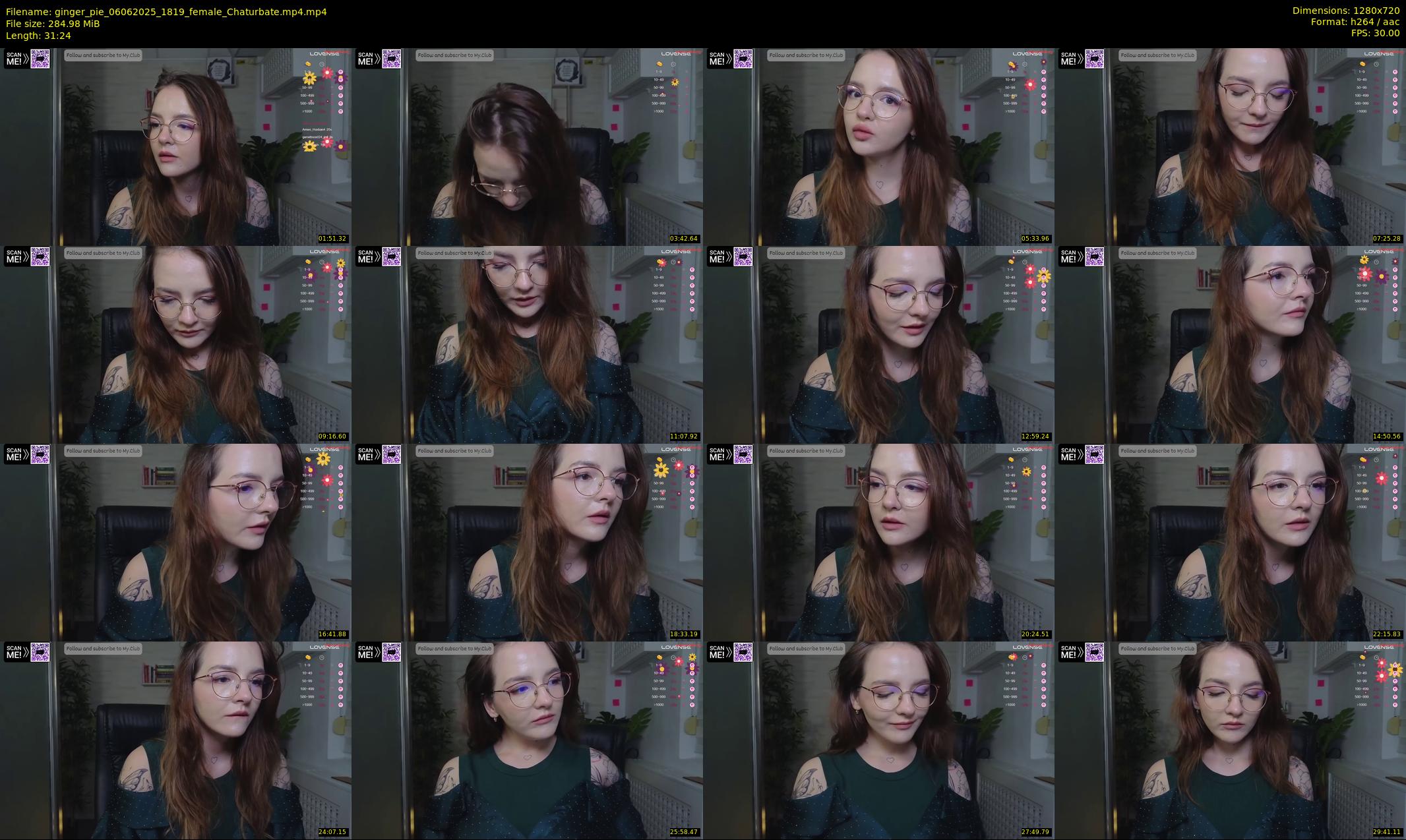 ginger_pie — 32 minute Chaturbate female cam show recording, 720p, Jun 6, 2025