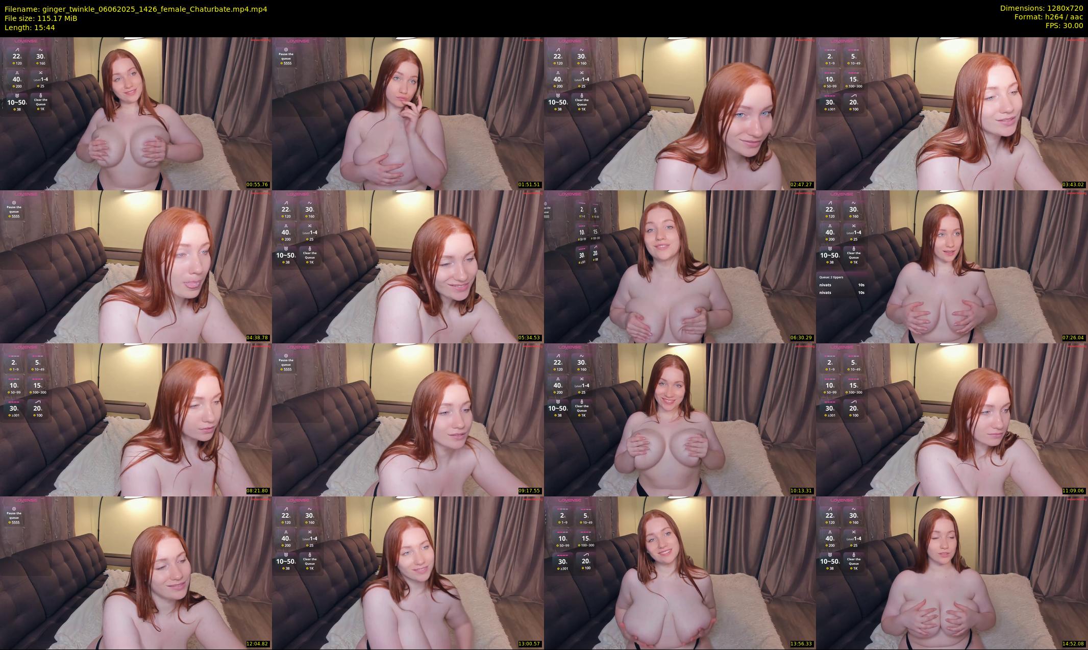 ginger_twinkle — 16 minute Chaturbate female cam show recording, 720p, Jun 6, 2025