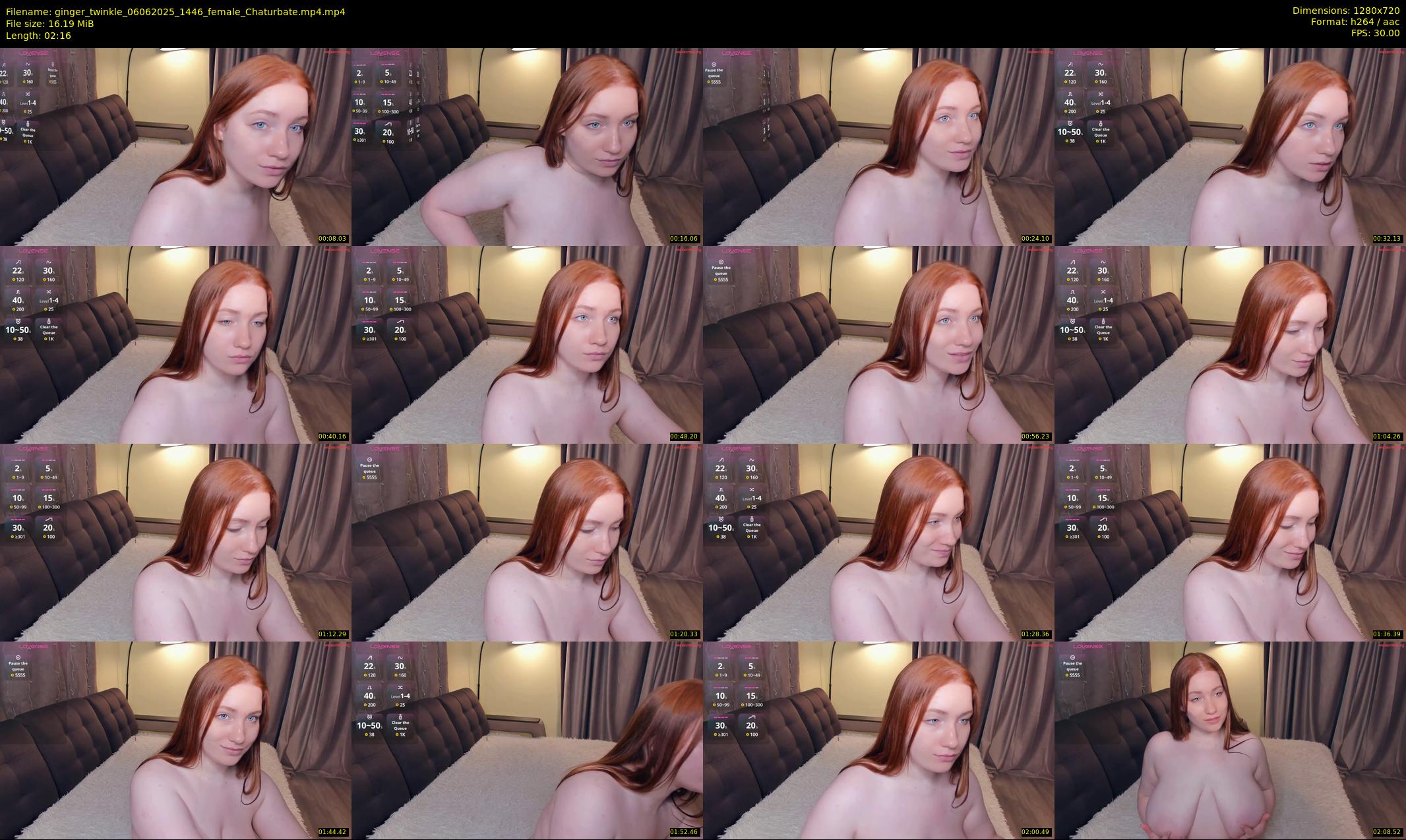 ginger_twinkle — 3 minute Chaturbate female cam show recording, 720p, Jun 6, 2025
