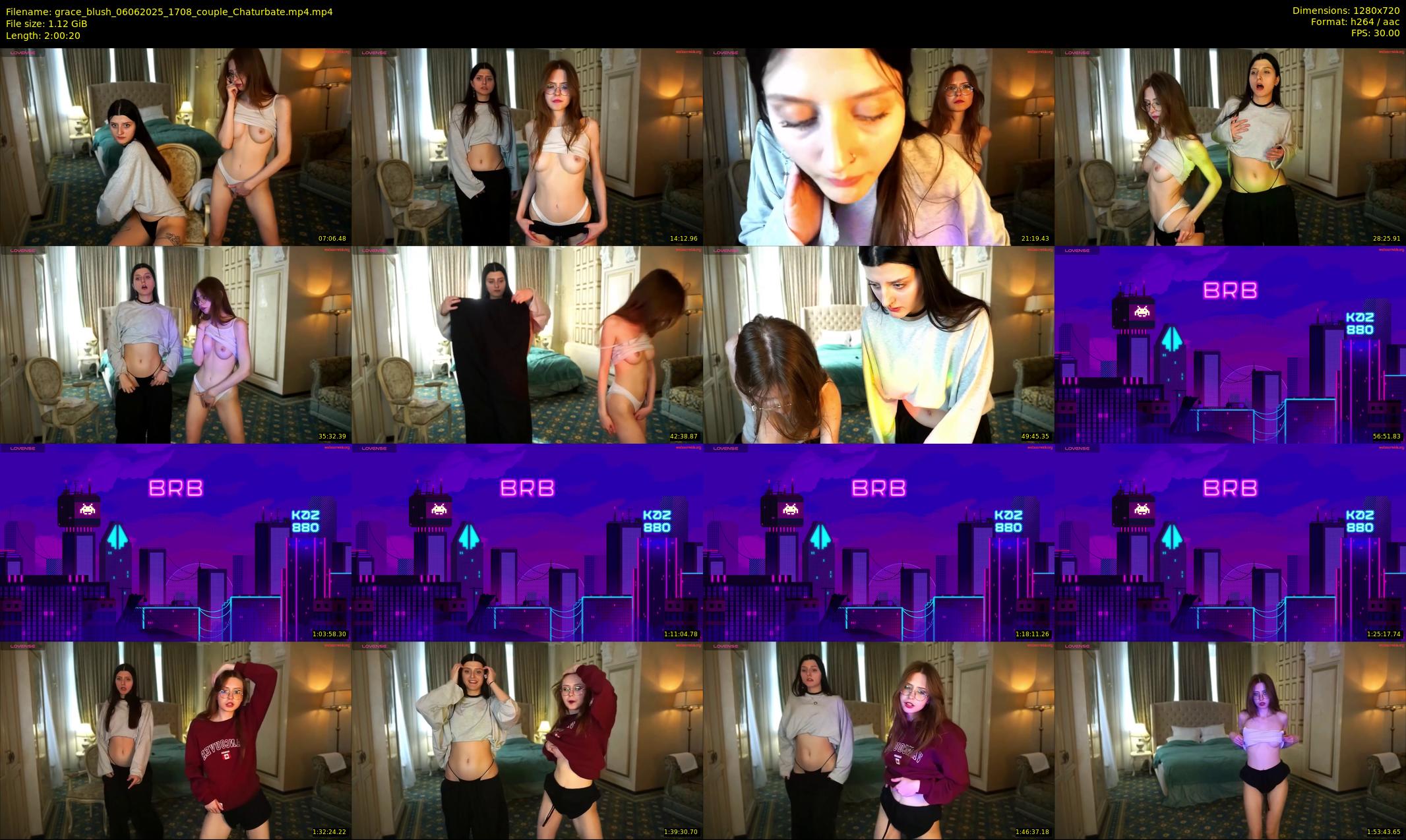 grace_blush — 121 minute Chaturbate female cam show recording, 720p, Jun 6, 2025