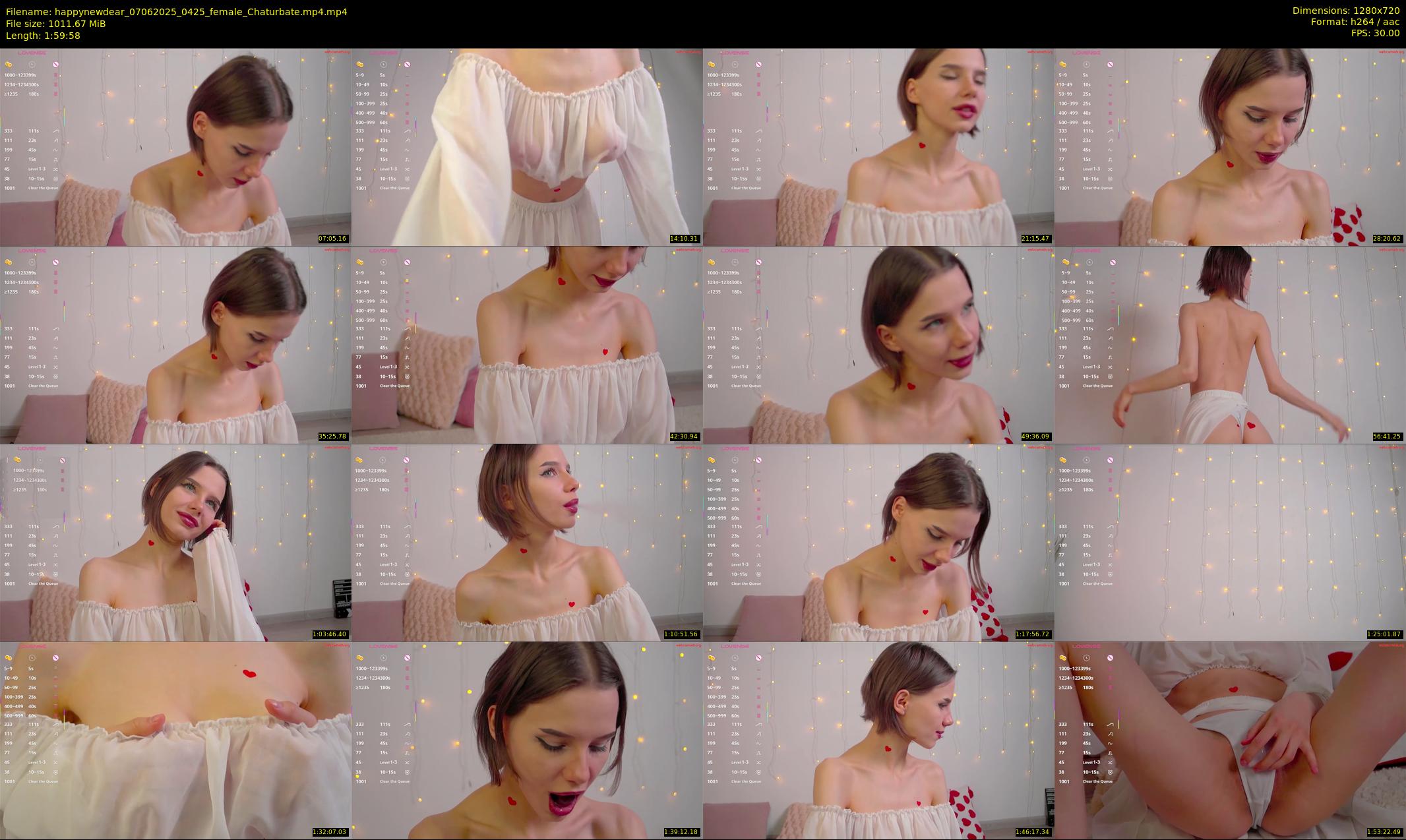 happynewdear — 120 minute Chaturbate female cam show recording, 720p, Jun 7, 2025