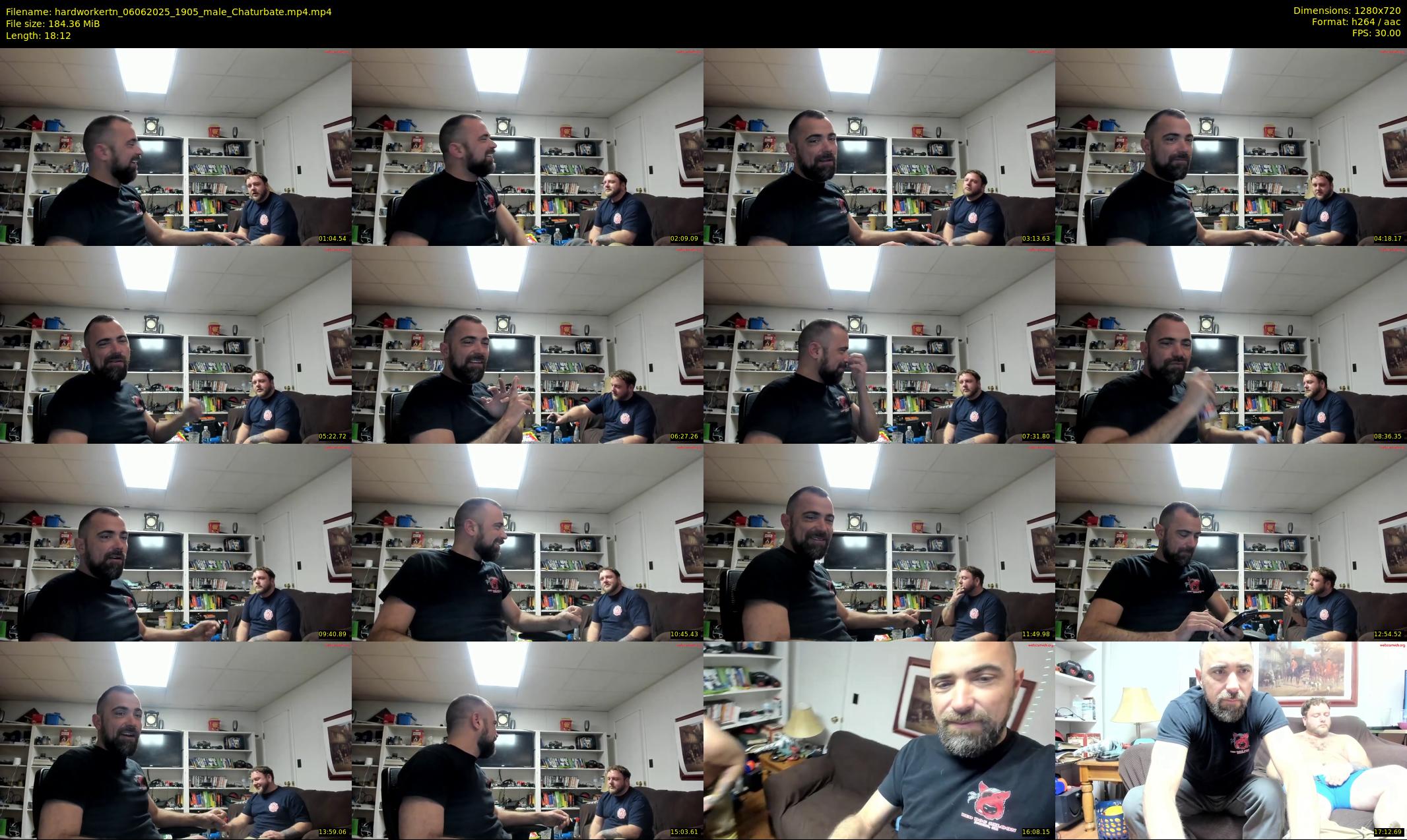 hardworkertn — 19 minute Chaturbate male cam show recording, 720p, Jun 6, 2025
