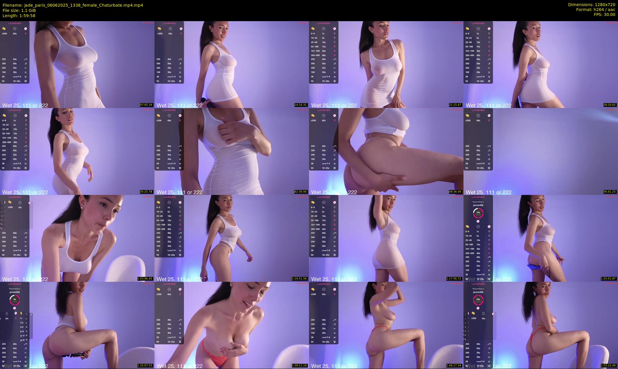 jade_paris — 120 minute Chaturbate female cam show recording, 720p, Jun 6, 2025