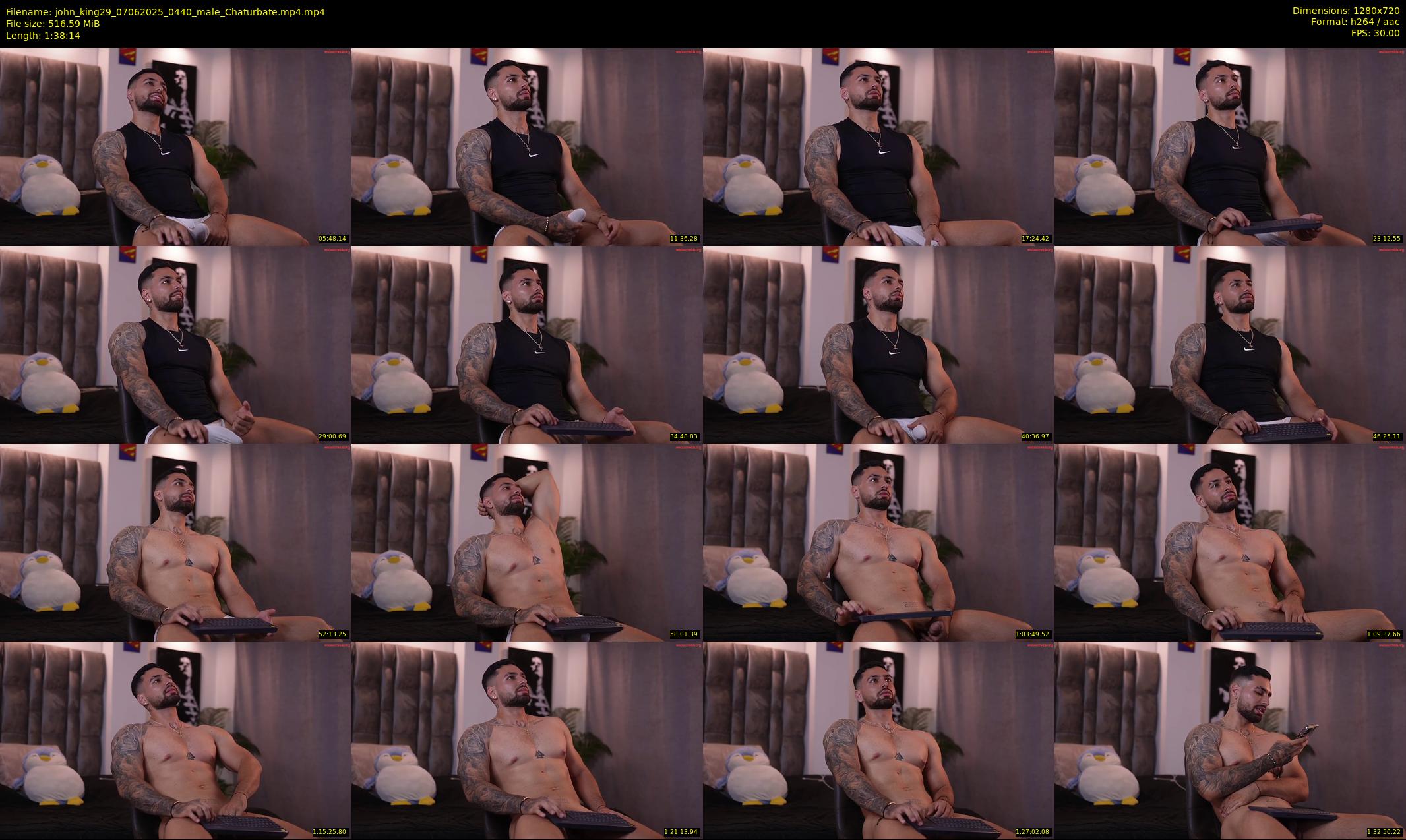 john_king29 — 99 minute Chaturbate male cam show recording, 720p, Jun 7, 2025