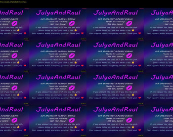 julyaandraul — 5 minute Chaturbate couple cam show recording, 720p, Jun 7, 2025