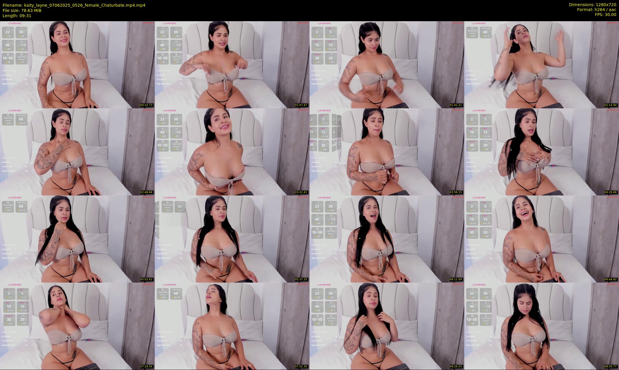 kaity_layne — 10 minute Chaturbate female cam show recording, 720p, Jun 7, 2025