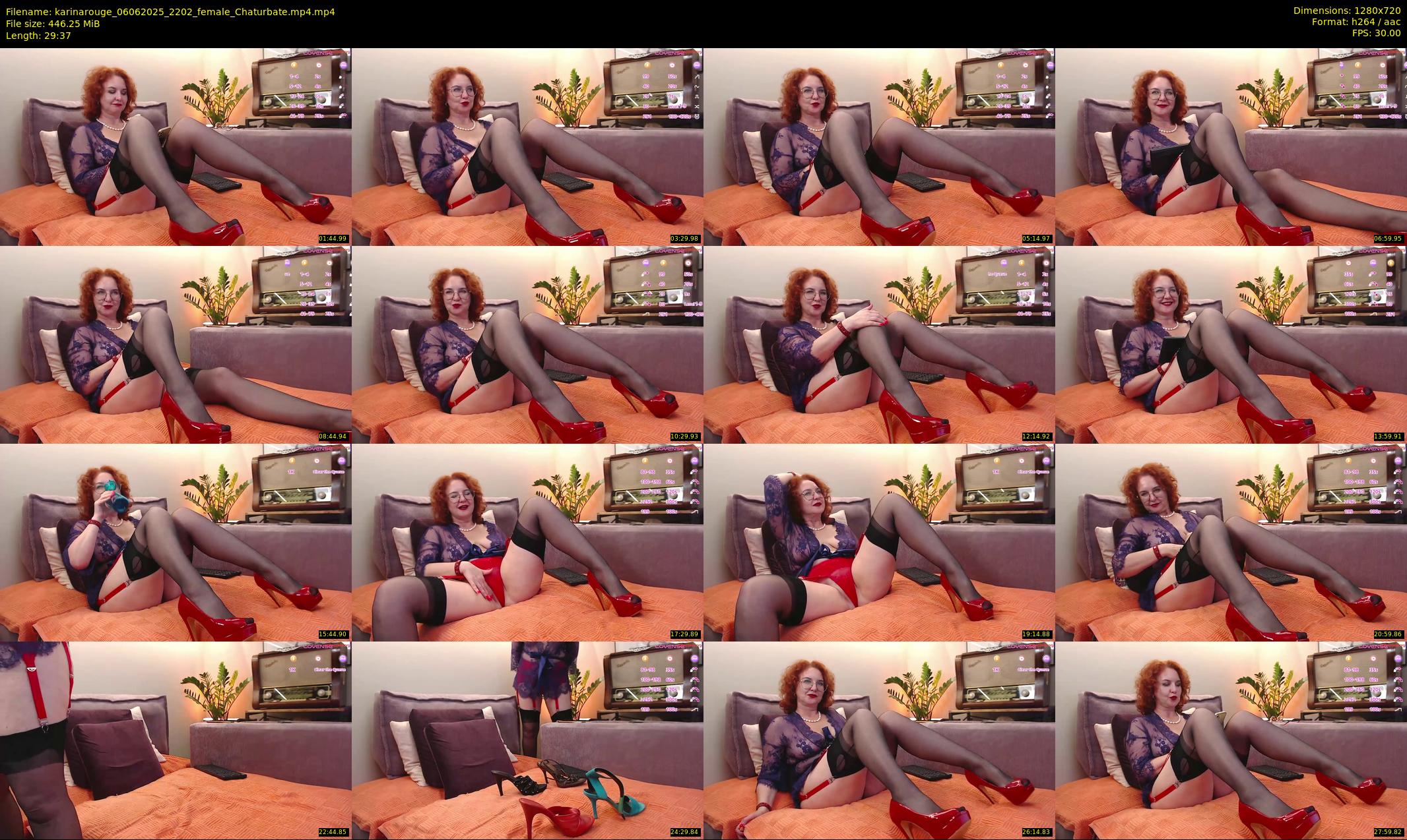 karinarouge — 30 minute Chaturbate female cam show recording, 720p, Jun 6, 2025