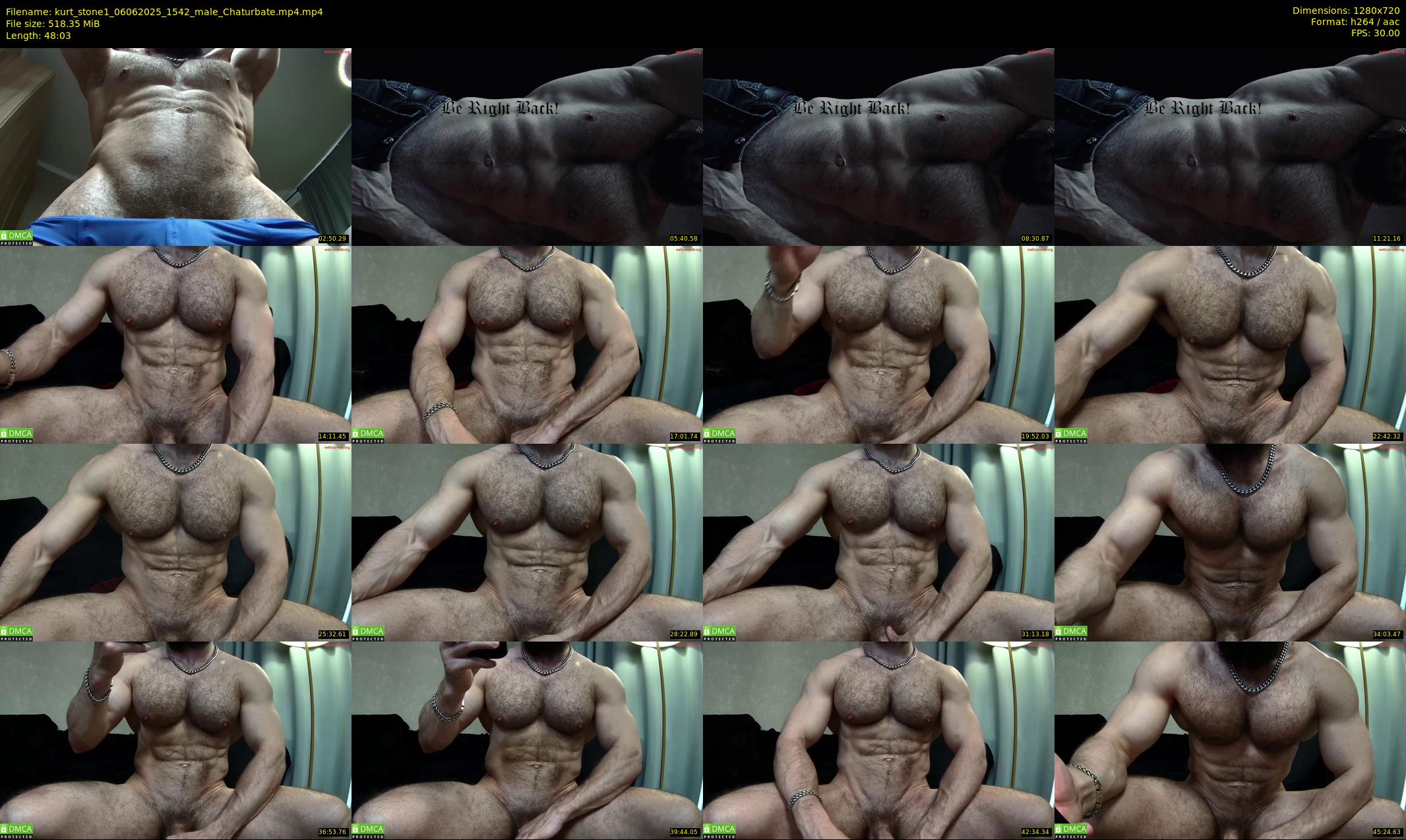 kurt_stone1 — 49 minute Chaturbate male cam show recording, 720p, Jun 6, 2025