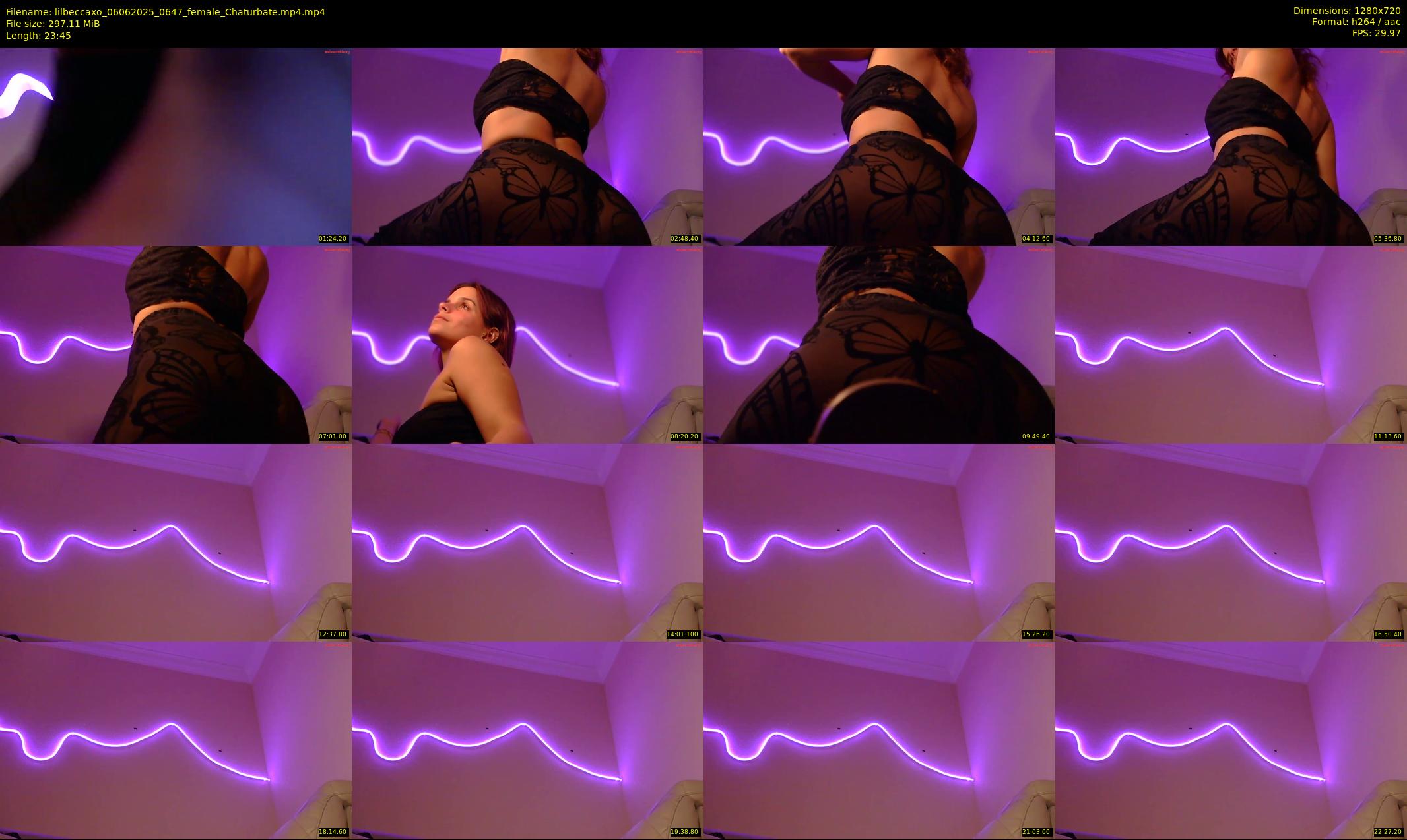 lilbeccaxo — 24 minute Chaturbate female cam show recording, 720p, Jun 6, 2025