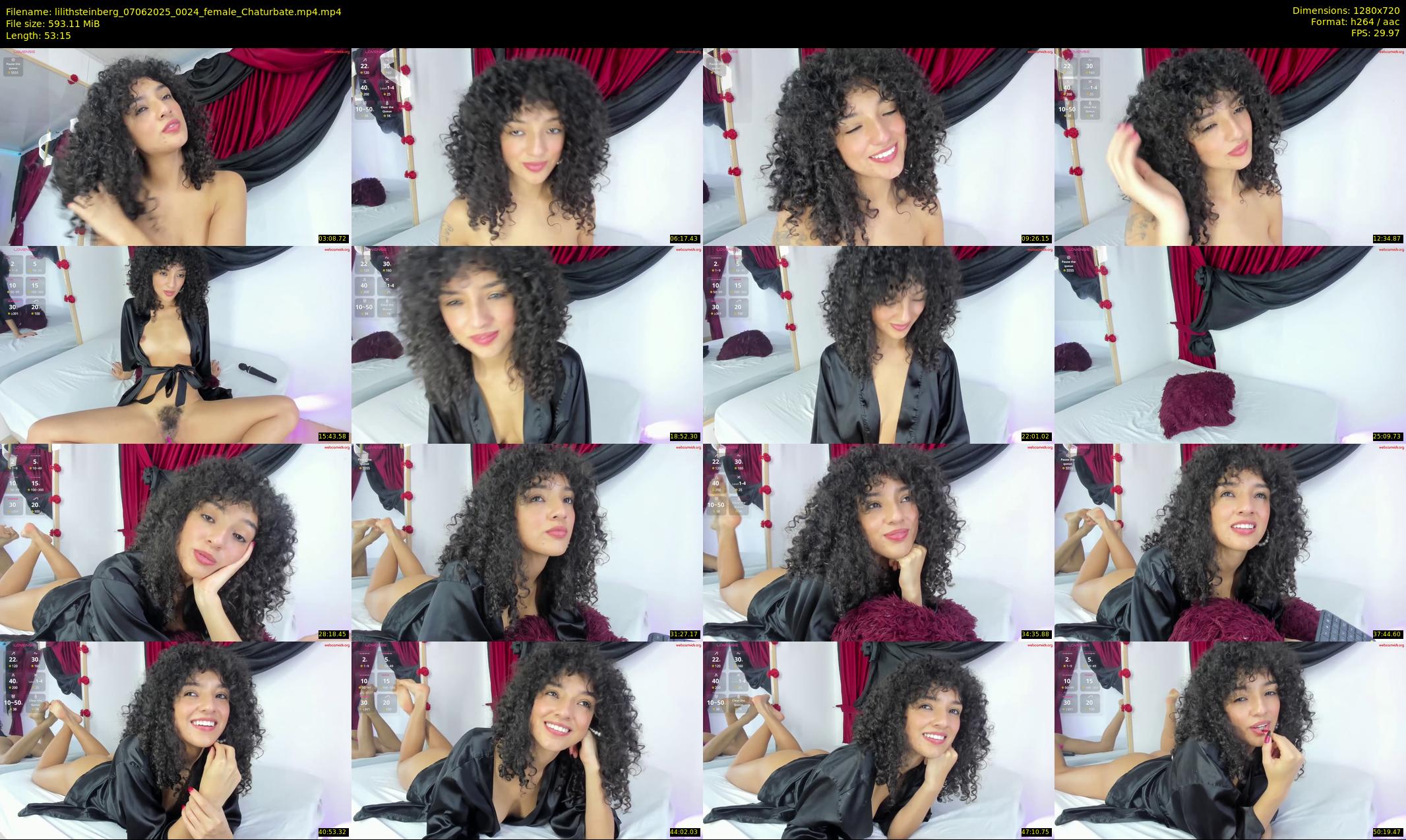 lilithsteinberg — 54 minute Chaturbate female cam show recording, 720p, Jun 7, 2025