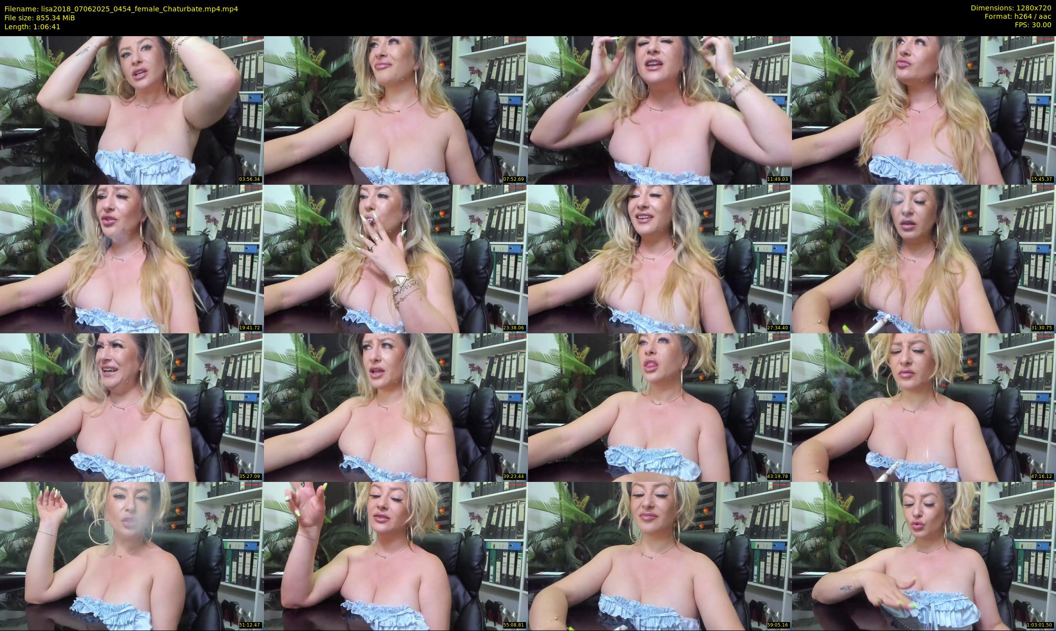 lisa2018 — 67 minute Chaturbate female cam show recording, 720p, Jun 7, 2025