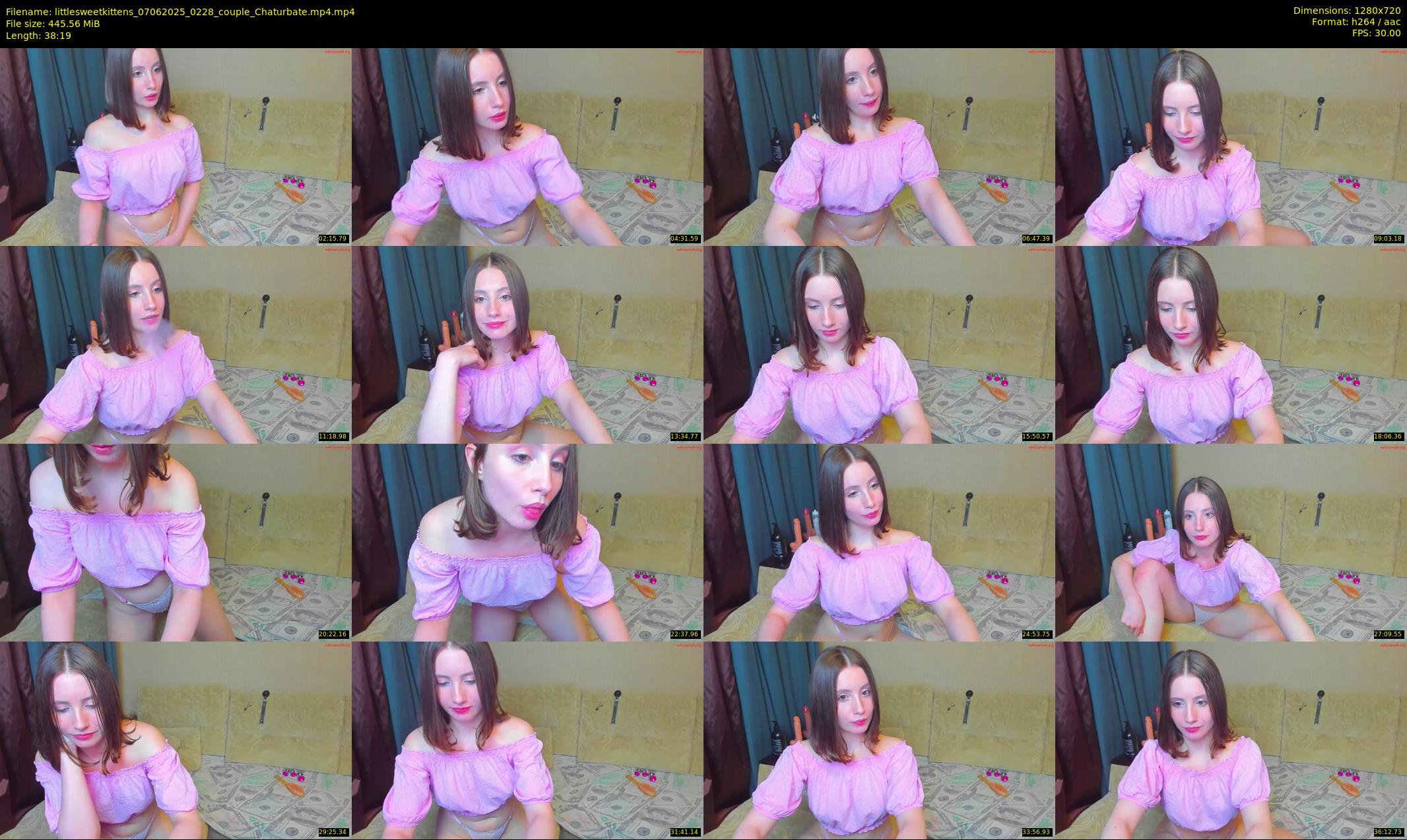 littlesweetkittens — 39 minute Chaturbate couple cam show recording, 720p, Jun 7, 2025
