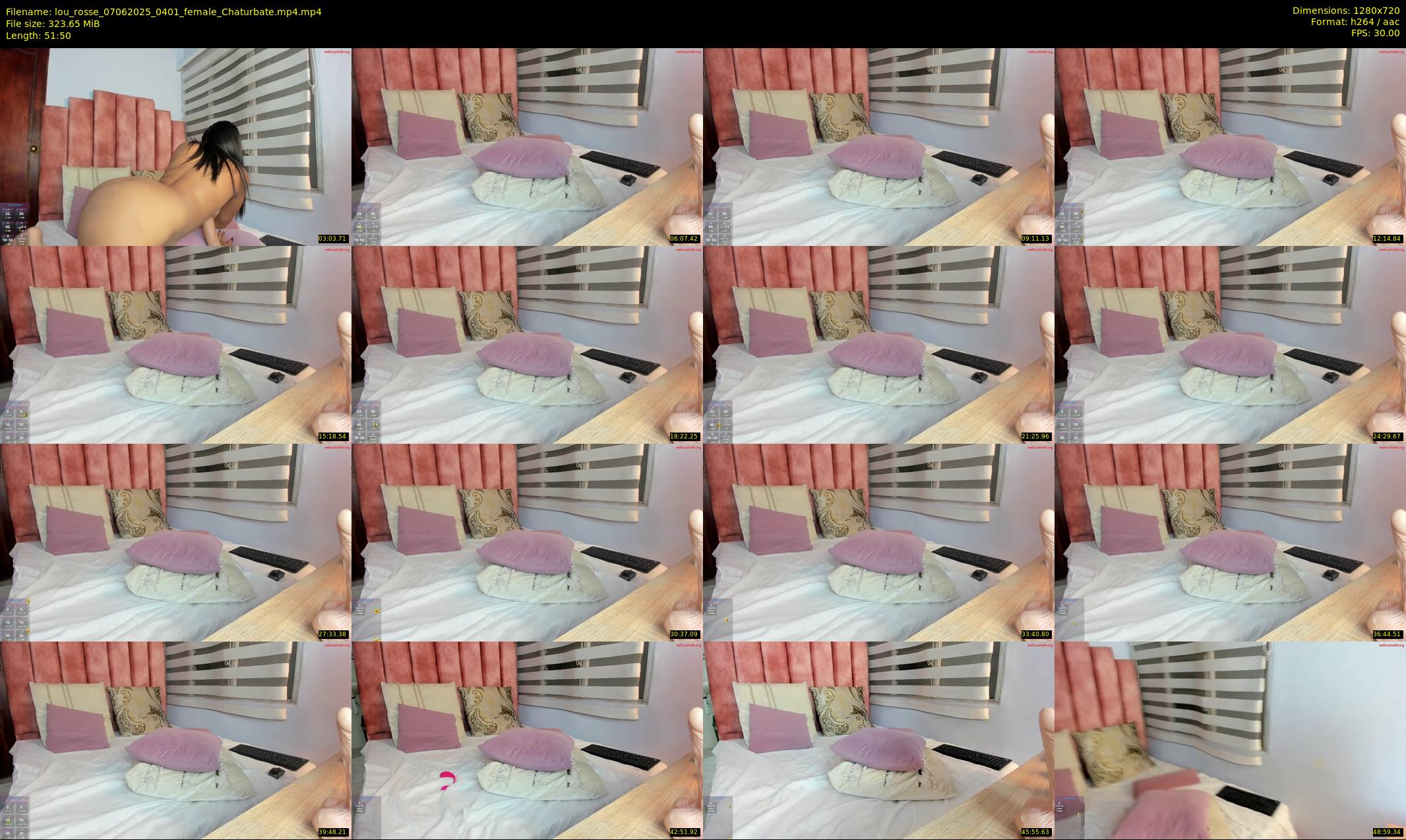 lou_rosse — 52 minute Chaturbate female cam show recording, 720p, Jun 7, 2025
