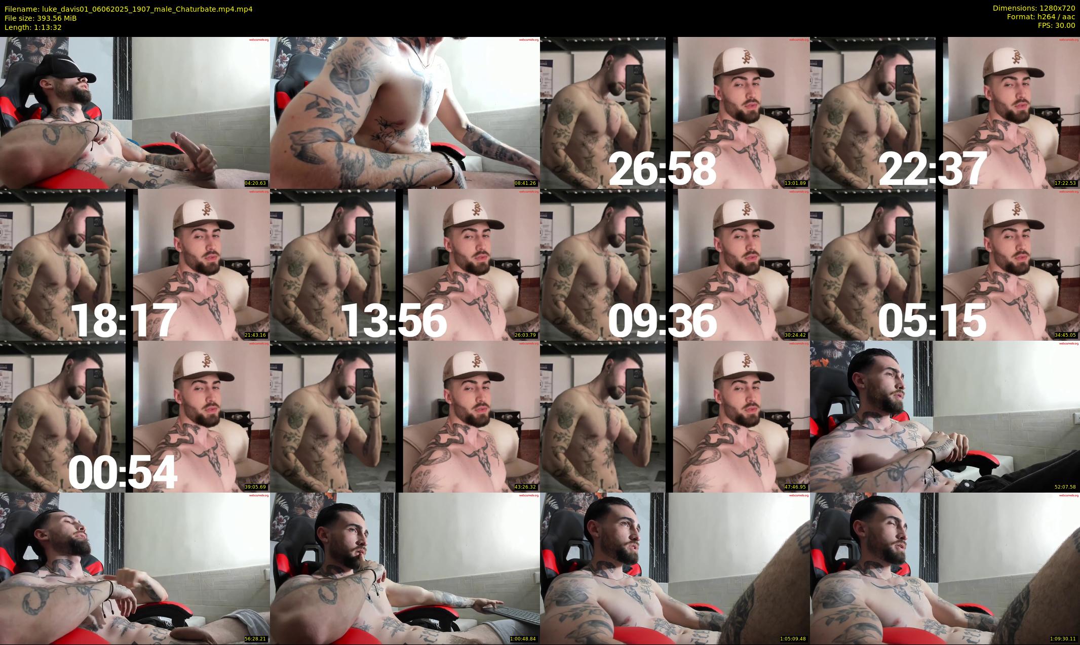 luke_davis01 — 74 minute Chaturbate male cam show recording, 720p, Jun 6, 2025