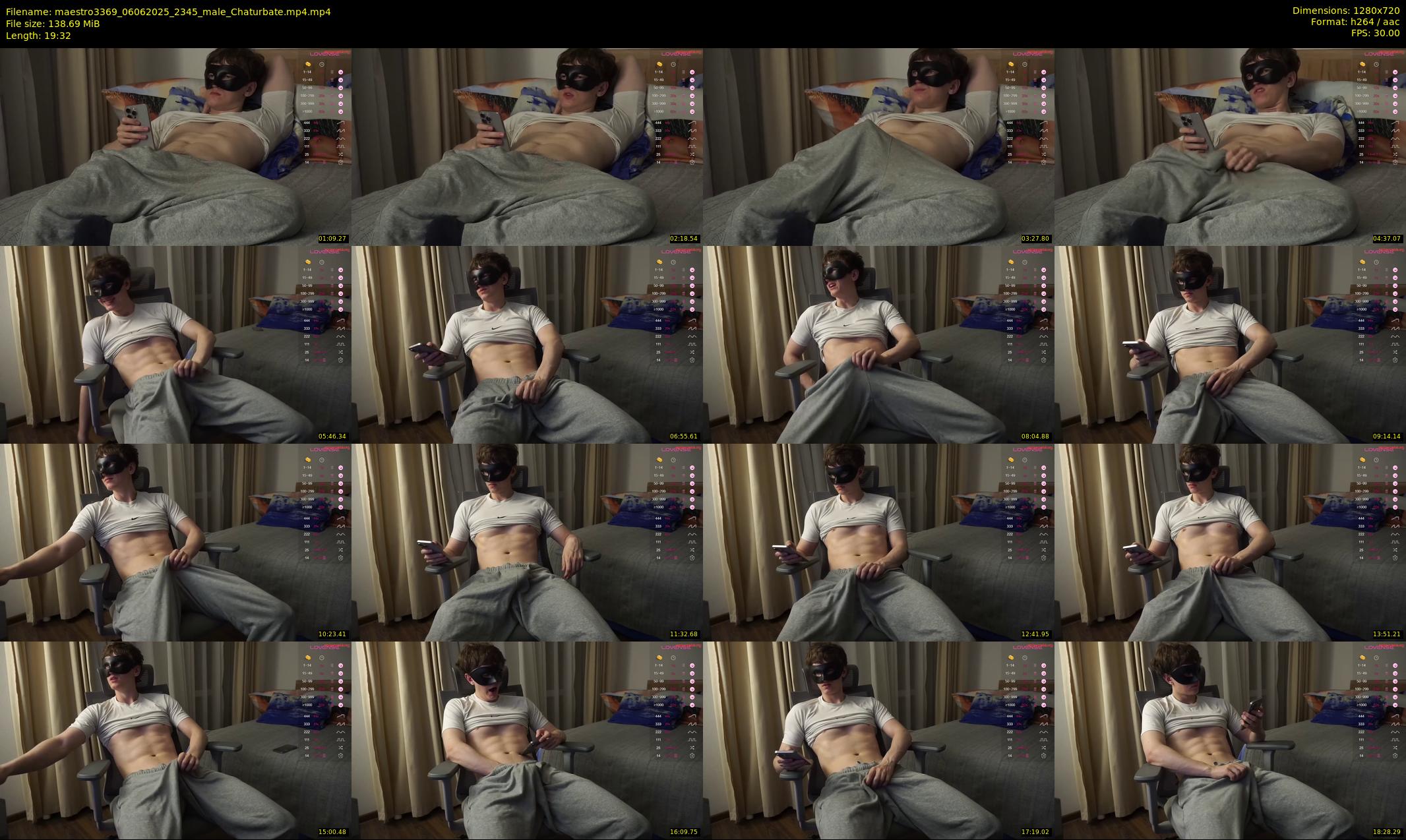 maestro3369 — 20 minute Chaturbate male cam show recording, 720p, Jun 6, 2025