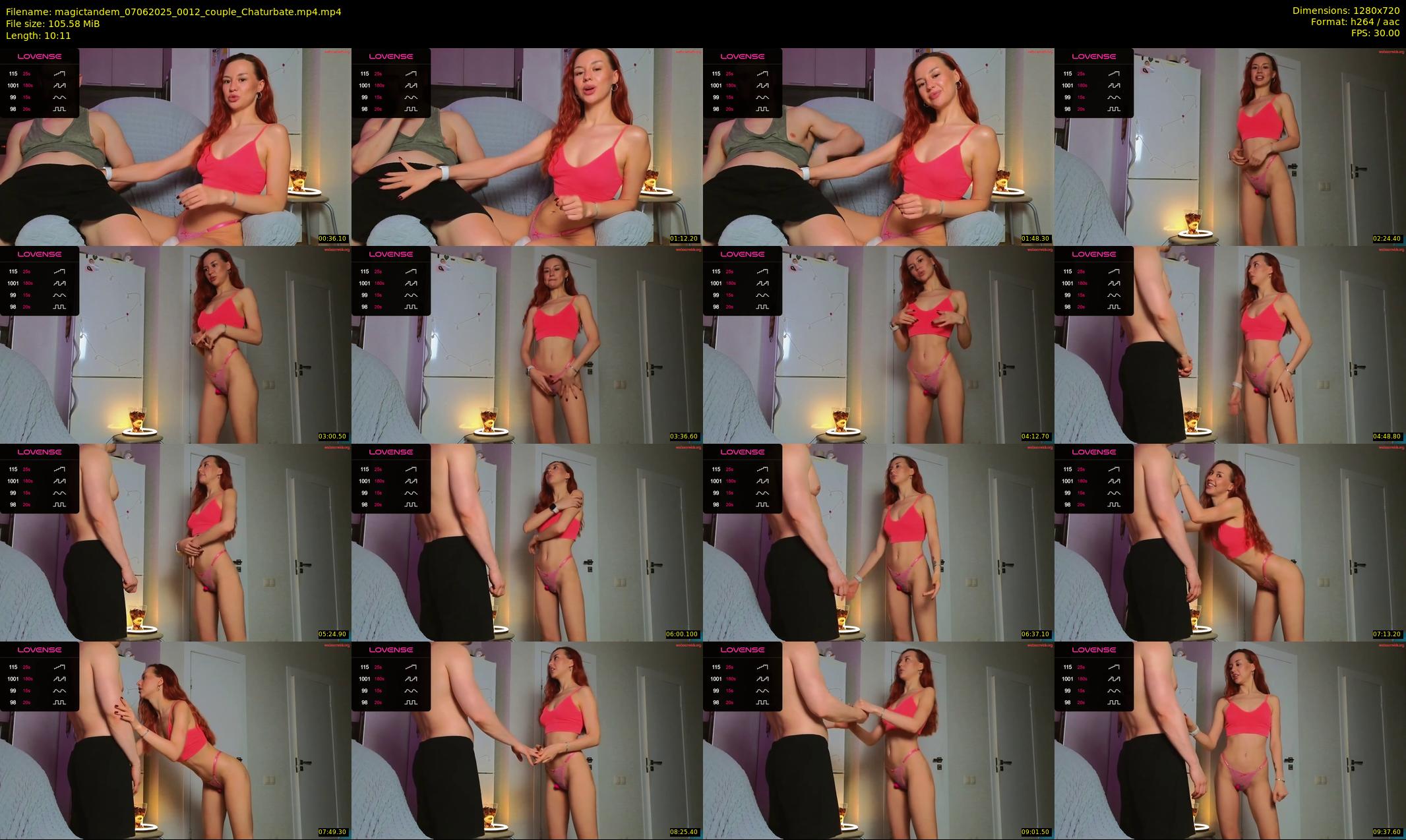 magictandem — 11 minute Chaturbate couple cam show recording, 720p, Jun 7, 2025