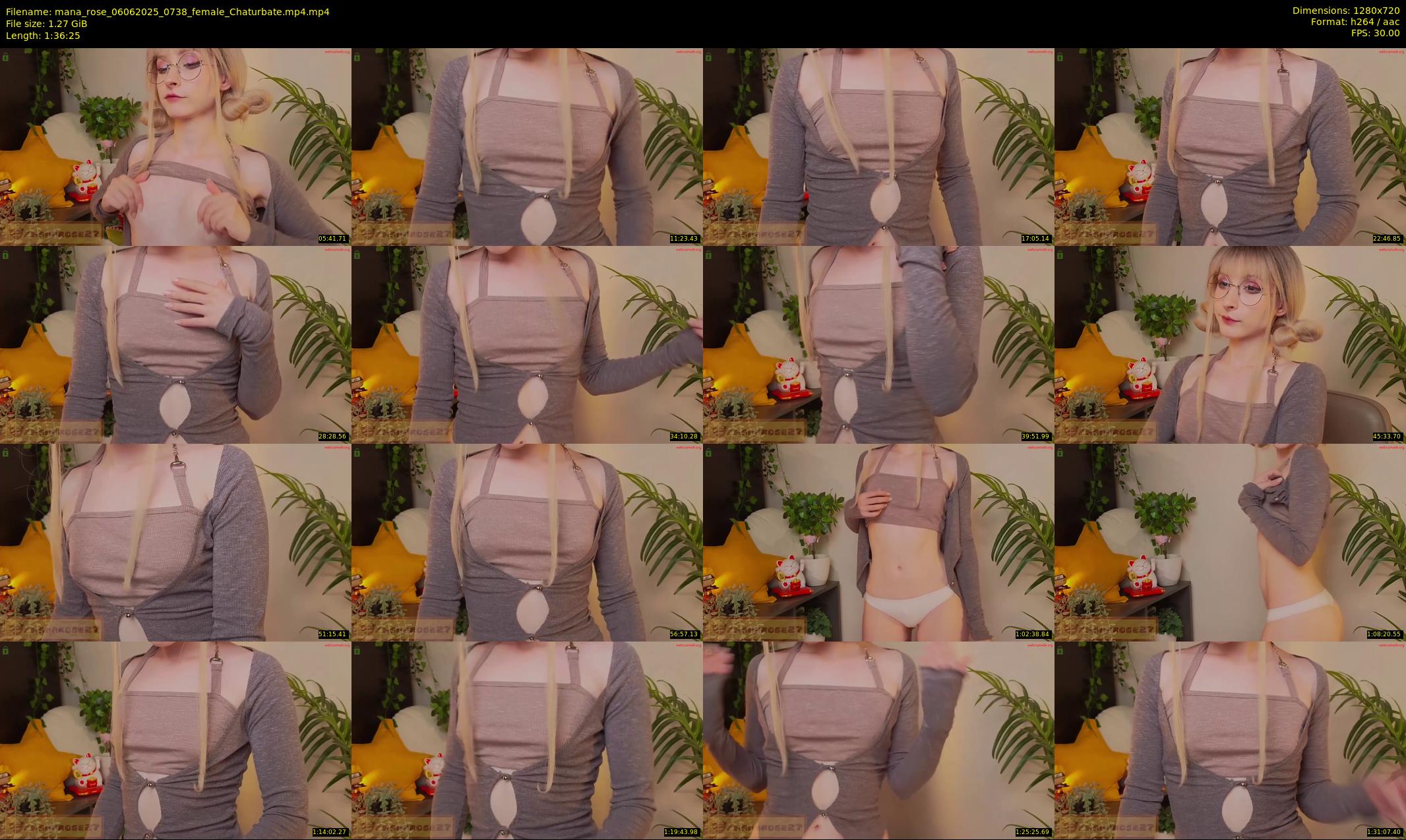 mana_rose — 97 minute Chaturbate female cam show recording, 720p, Jun 6, 2025